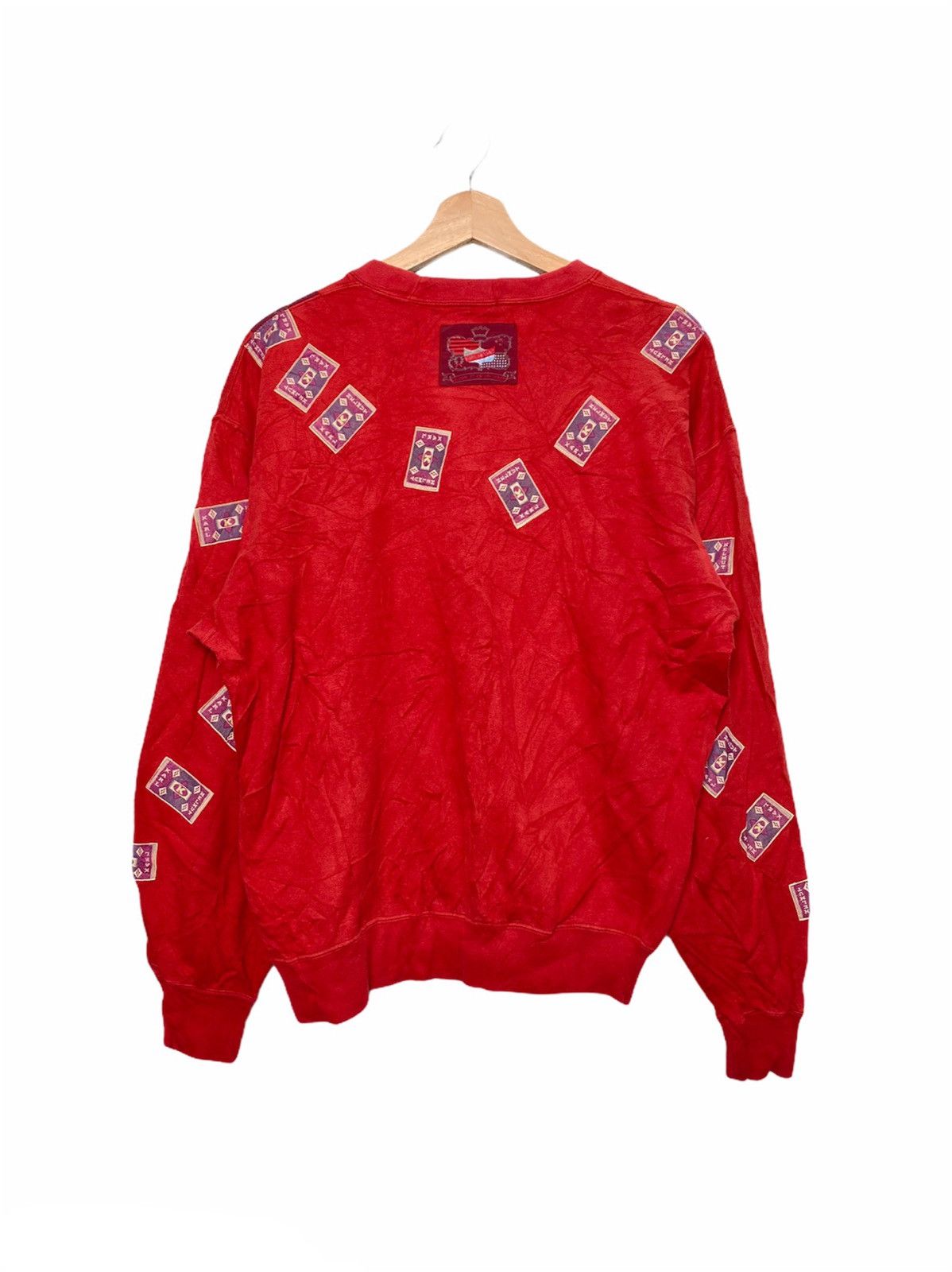 Japanese Brand Vintage Karl Helmut Patch Work Crewneck Size US M / EU 48-50 / 2 - 2 Thumbnail