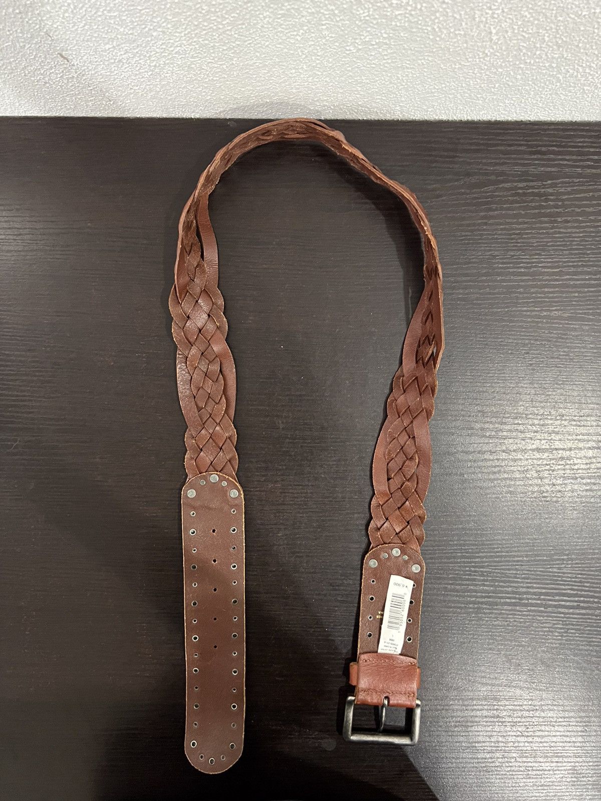 Genuine Leather UnBrand Braided Seditionaries Genuine Leather Belt Size ONE SIZE - 13 Thumbnail