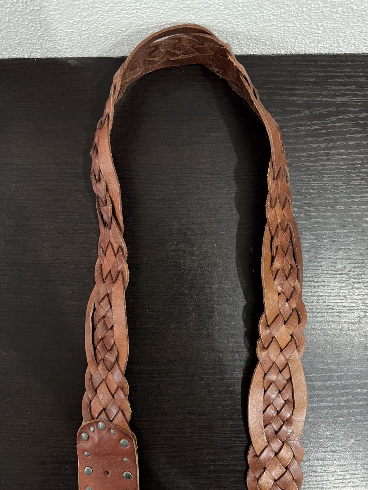 Genuine Leather UnBrand Braided Seditionaries Genuine Leather Belt Size ONE SIZE - 14 Thumbnail