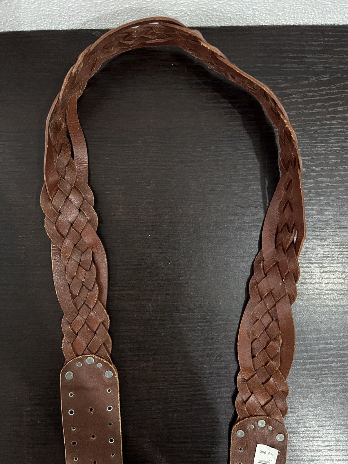 Genuine Leather UnBrand Braided Seditionaries Genuine Leather Belt Size ONE SIZE - 16 Thumbnail