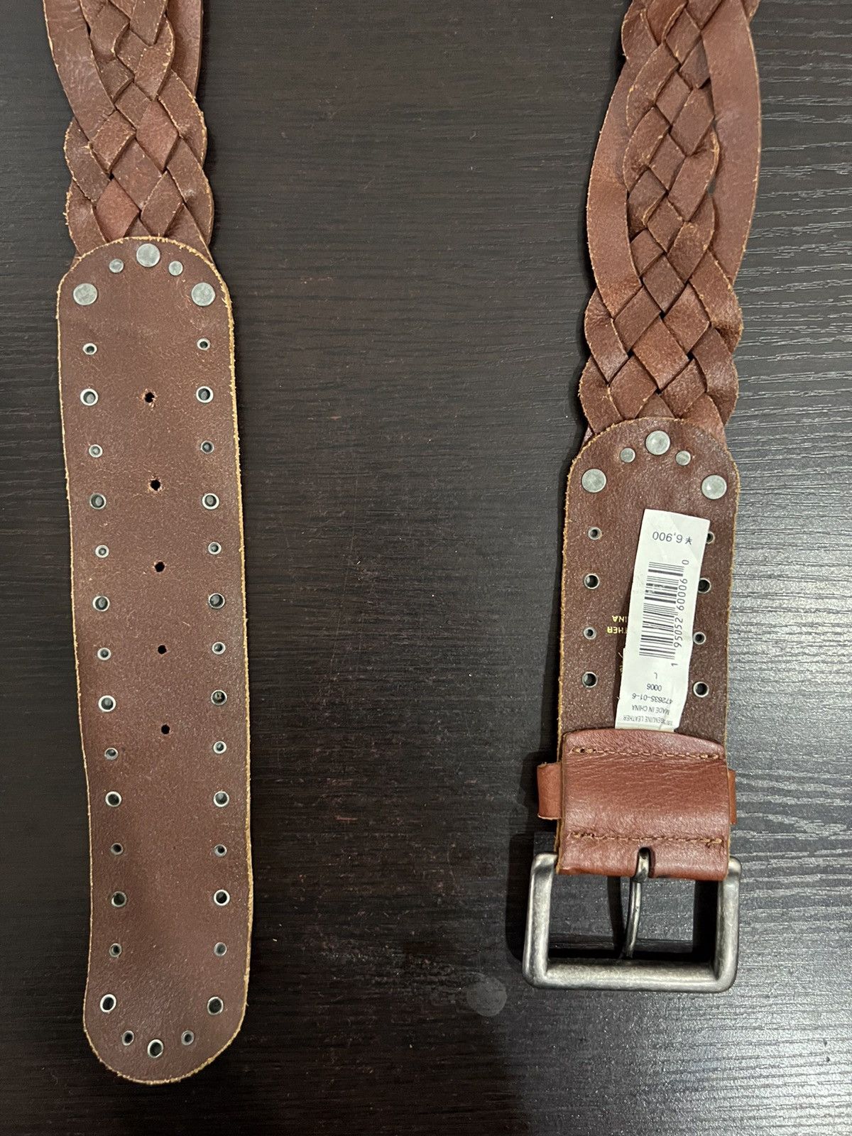 Genuine Leather UnBrand Braided Seditionaries Genuine Leather Belt Size ONE SIZE - 15 Thumbnail