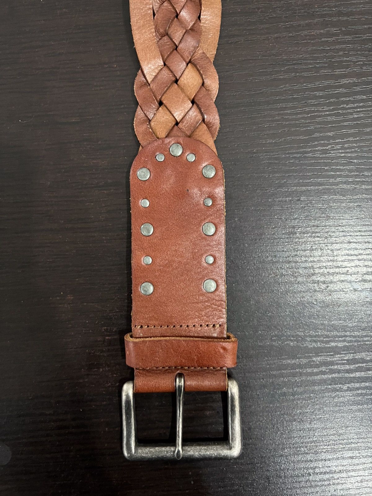 Genuine Leather UnBrand Braided Seditionaries Genuine Leather Belt Size ONE SIZE - 10 Thumbnail
