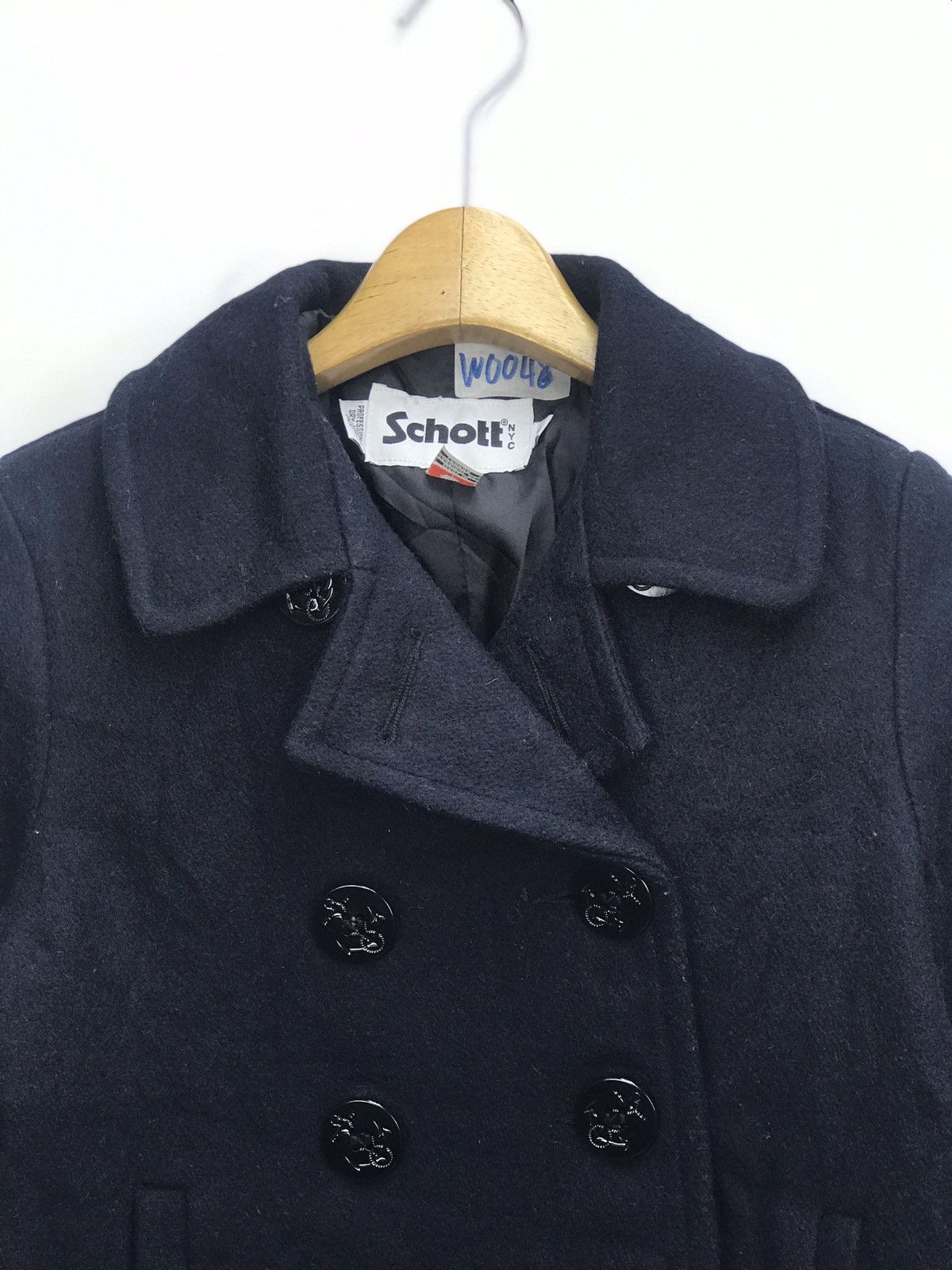 Schott SCHOTT NYC COLABORATION DOUBLE BREAST PEA COAT Size S / US 4 / IT 40 - 3 Thumbnail