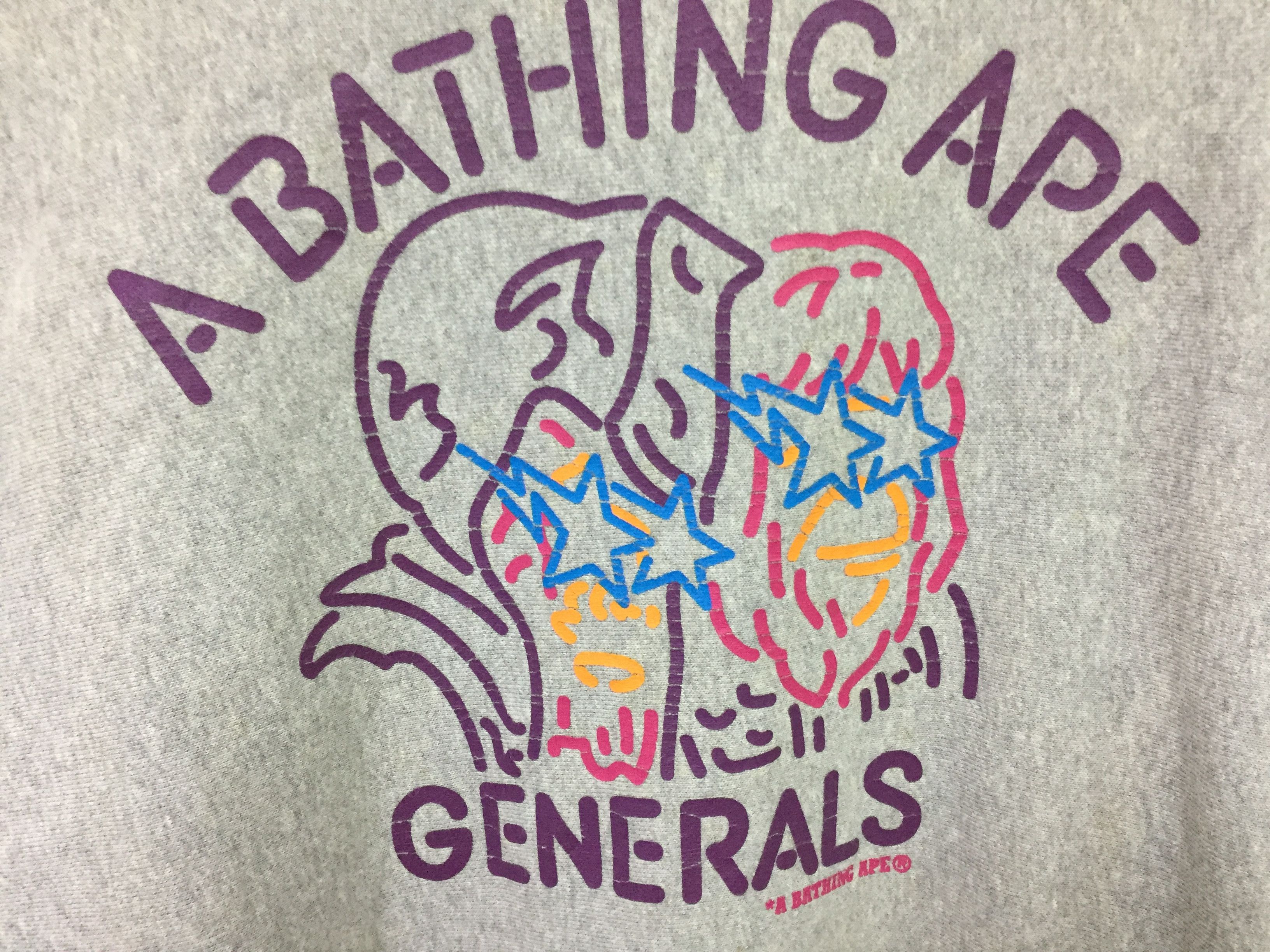 Bape AW2005 BAPE star General Multicolor sweatshirt Size US M / EU 48-50 / 2 - 6 Thumbnail
