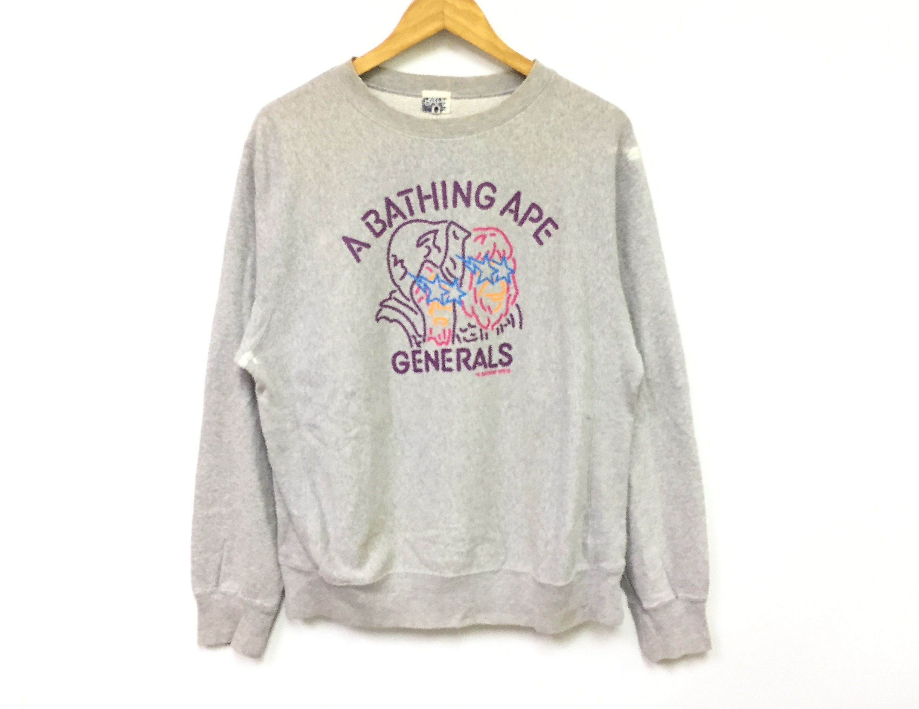 Bape AW2005 BAPE star General Multicolor sweatshirt Size US M / EU 48-50 / 2 - 3 Thumbnail