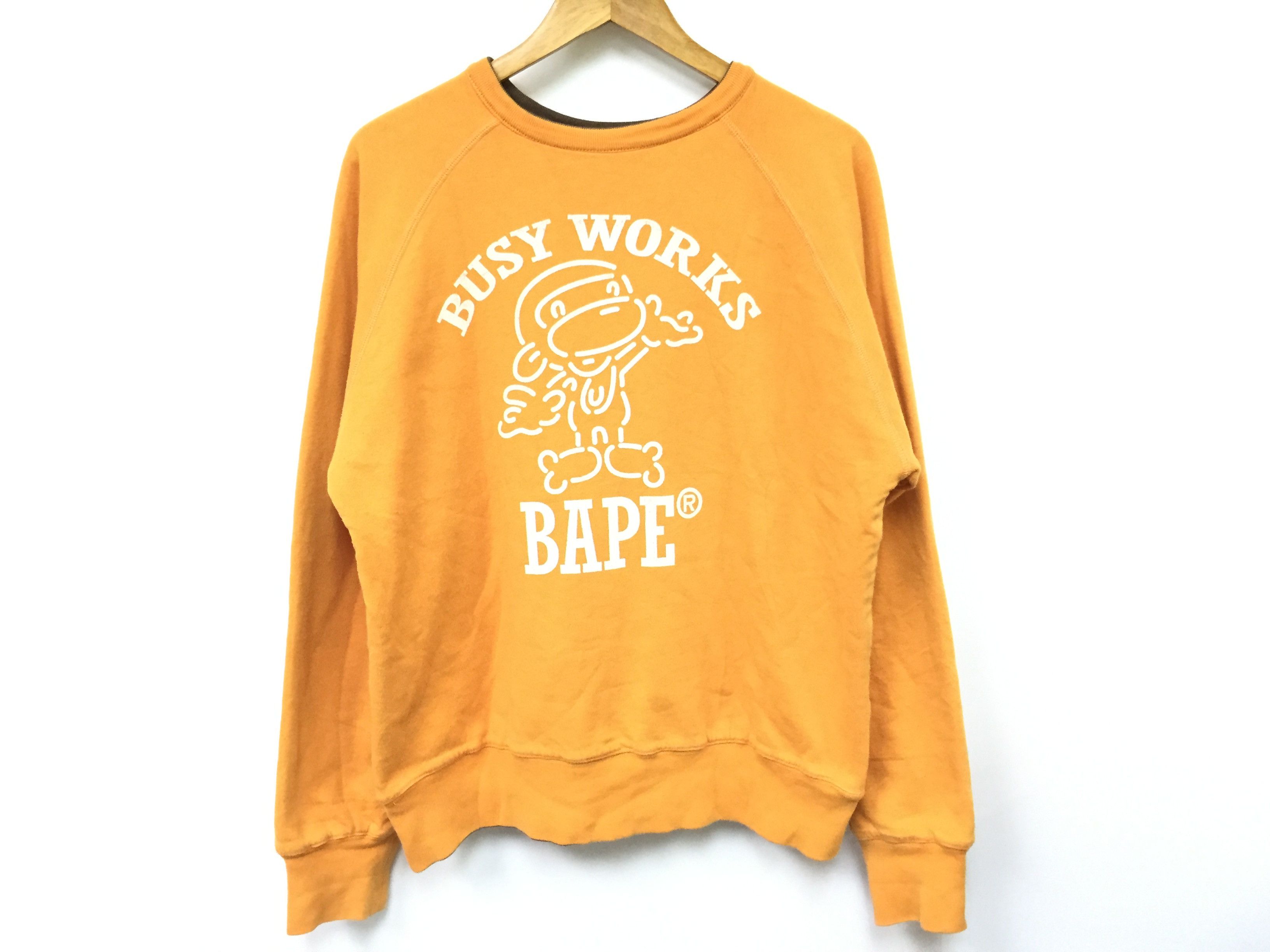 Bape 2005 BAPE Baby Milo reversible sweatshirt Size US M / EU 48-50 / 2 - 6 Thumbnail
