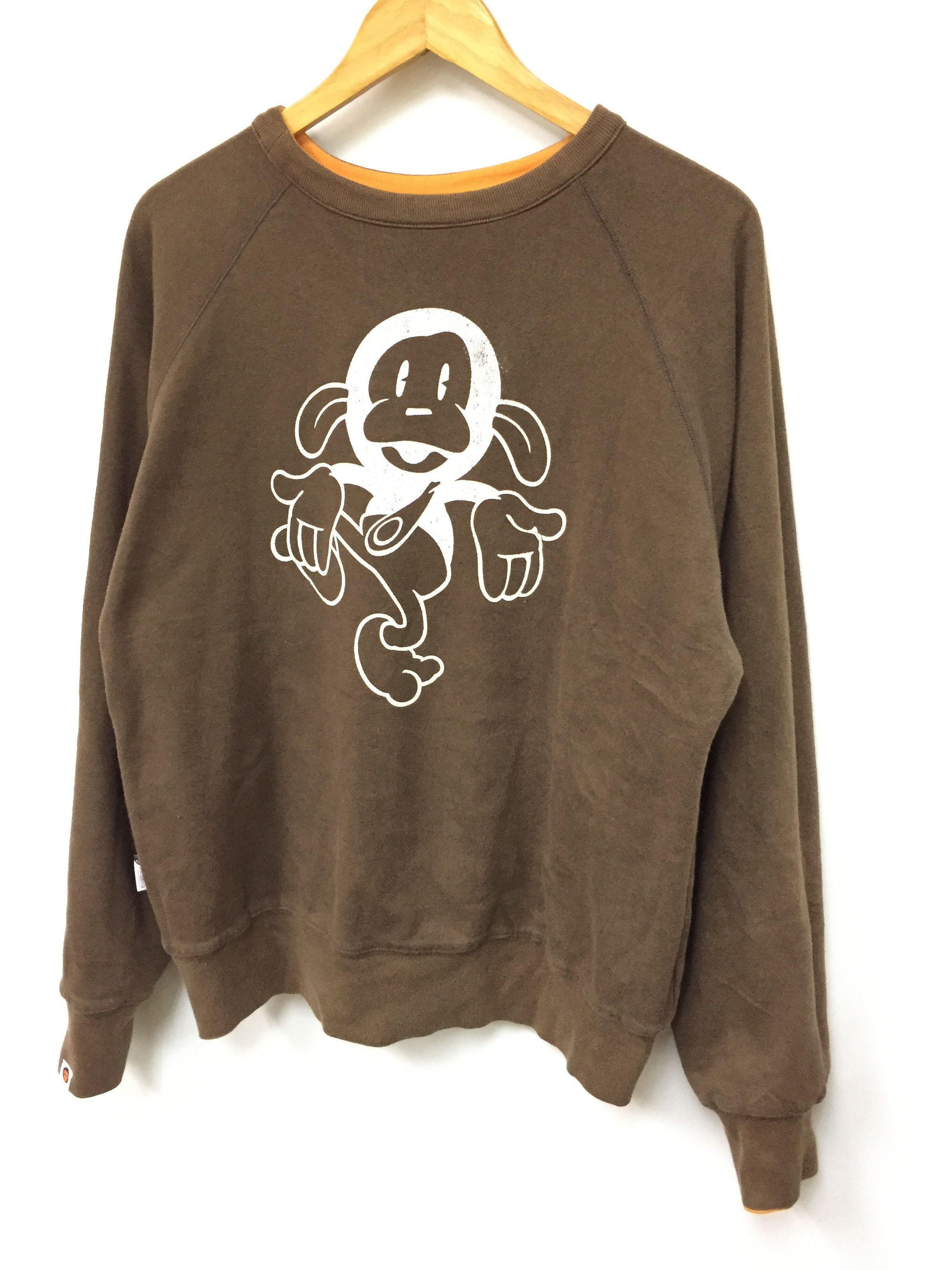 Bape 2005 BAPE Baby Milo reversible sweatshirt Size US M / EU 48-50 / 2 - 10 Thumbnail