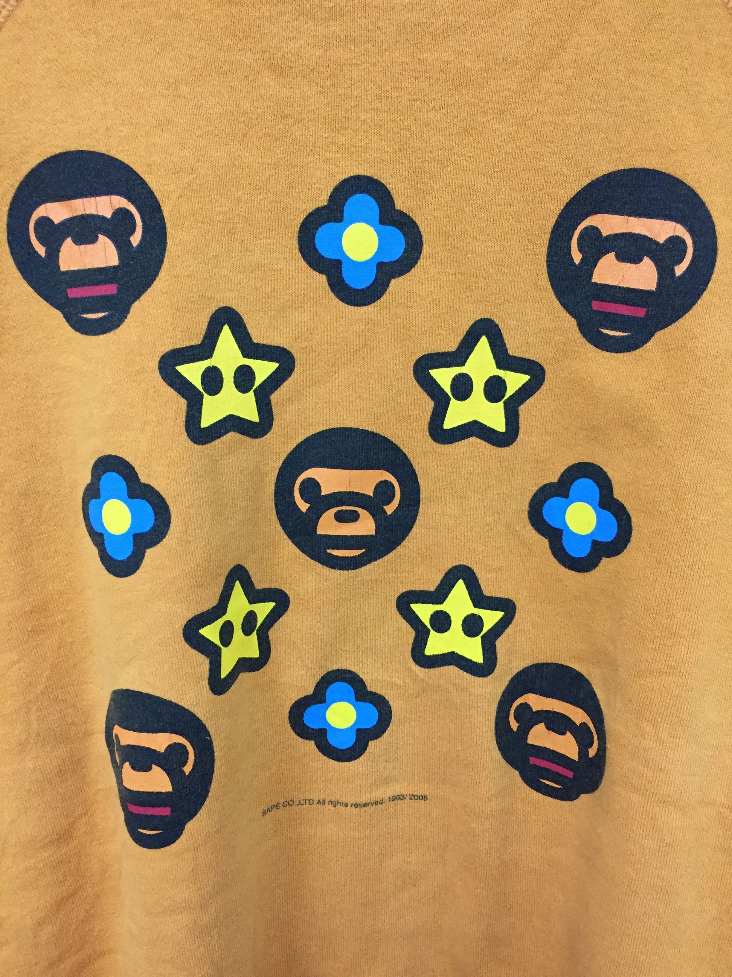 Bape 2005 BAPE Baby Milo reversible sweatshirt Size US M / EU 48-50 / 2 - 3 Thumbnail