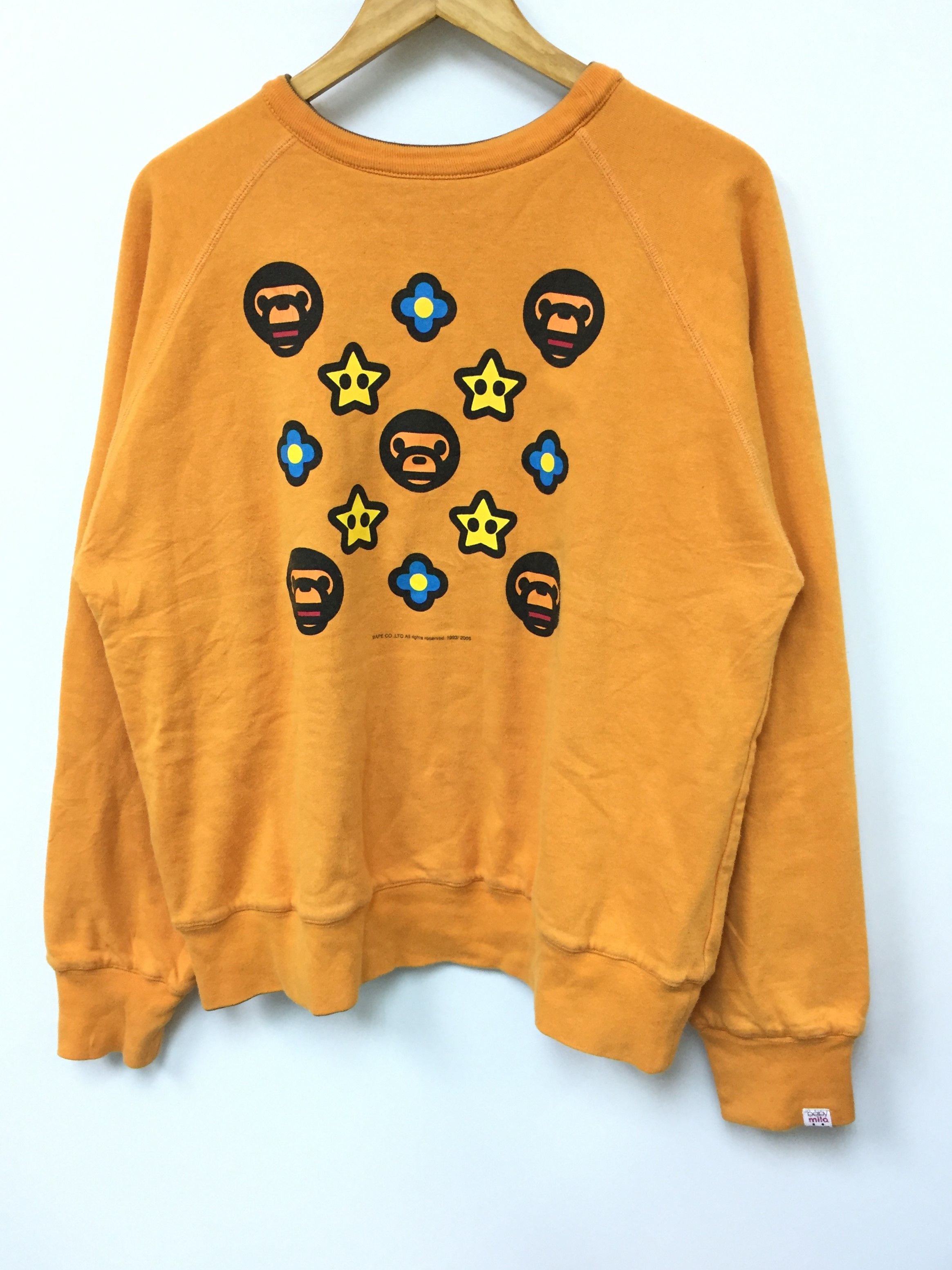 Bape 2005 BAPE Baby Milo reversible sweatshirt Size US M / EU 48-50 / 2 - 1 Thumbnail