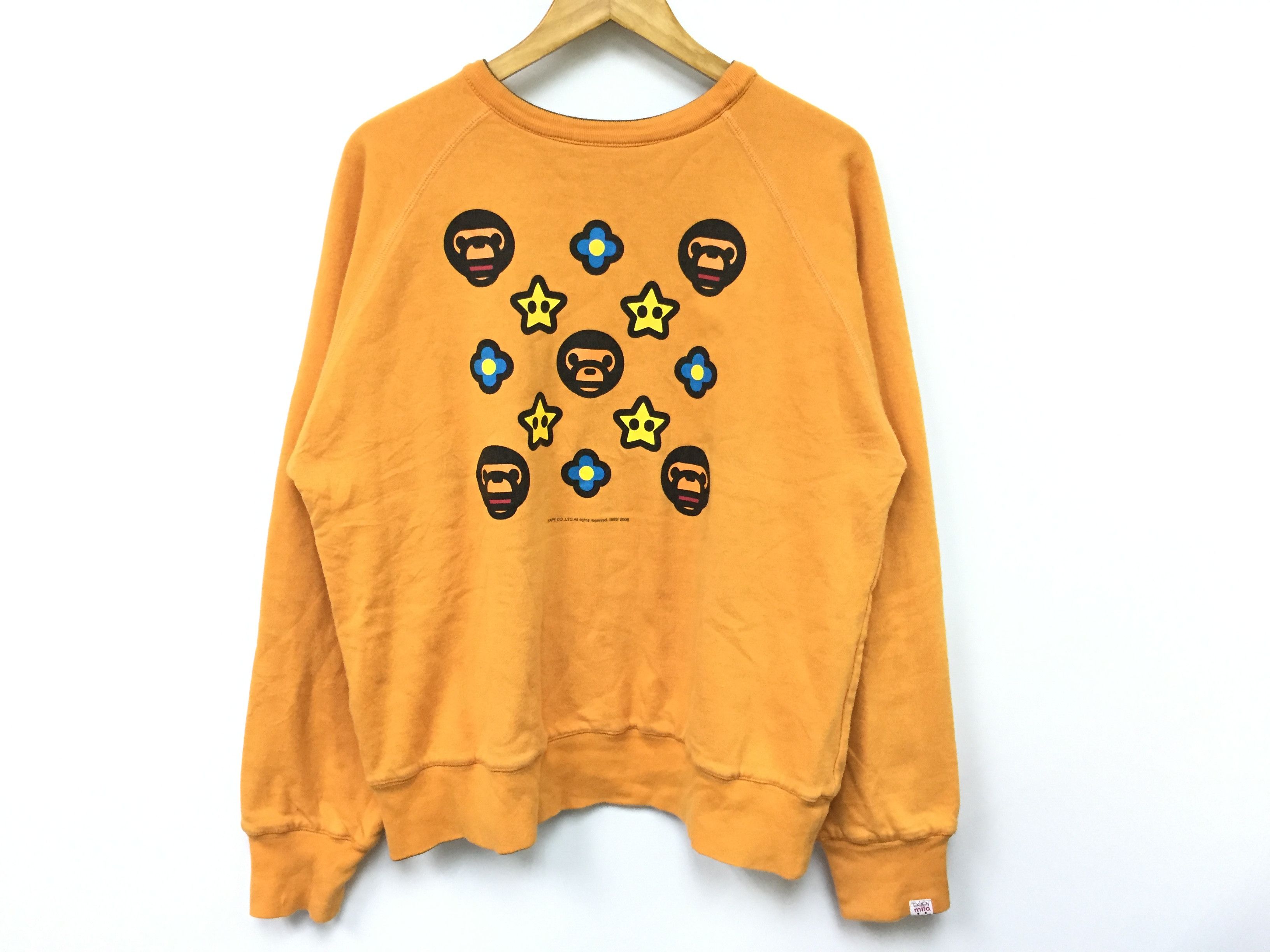 Bape 2005 BAPE Baby Milo reversible sweatshirt Size US M / EU 48-50 / 2 - 2 Thumbnail
