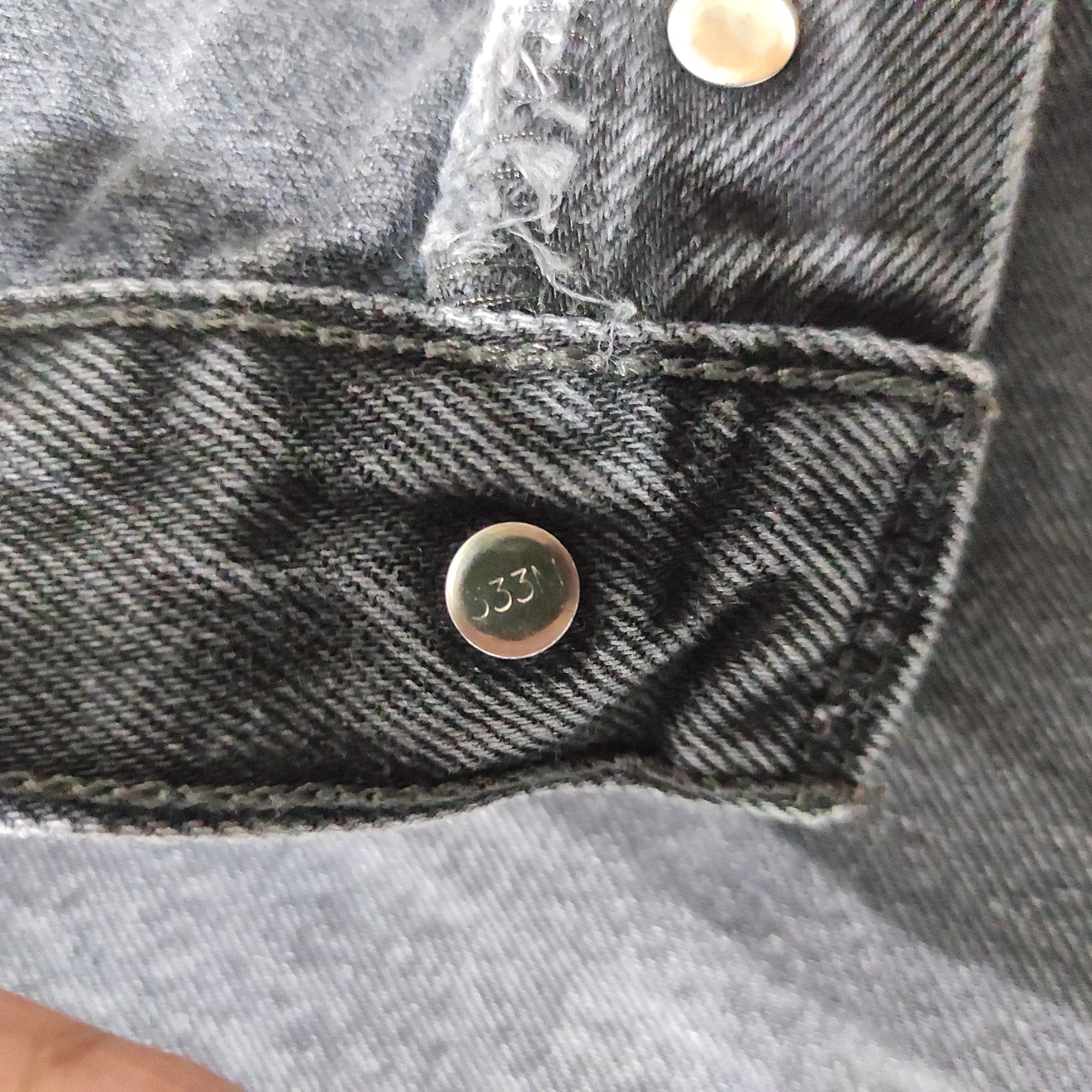 Levi's × Levi's Vintage Clothing Vintage Levis 501 Black Denim Jeans Size US 32 / EU 48 - 8 Thumbnail