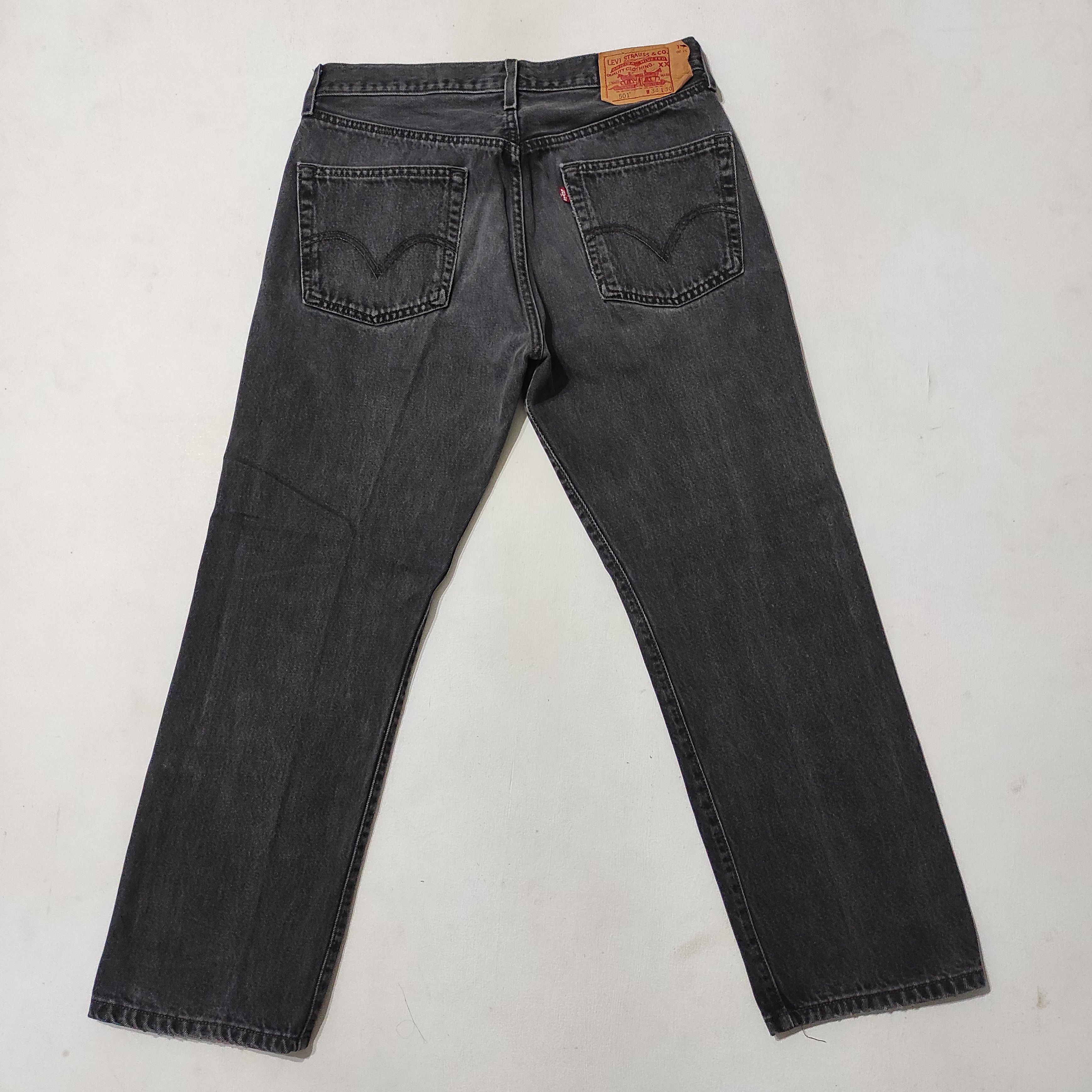 Levi's × Levi's Vintage Clothing Vintage Levis 501 Black Denim Jeans Size US 32 / EU 48 - 14 Thumbnail
