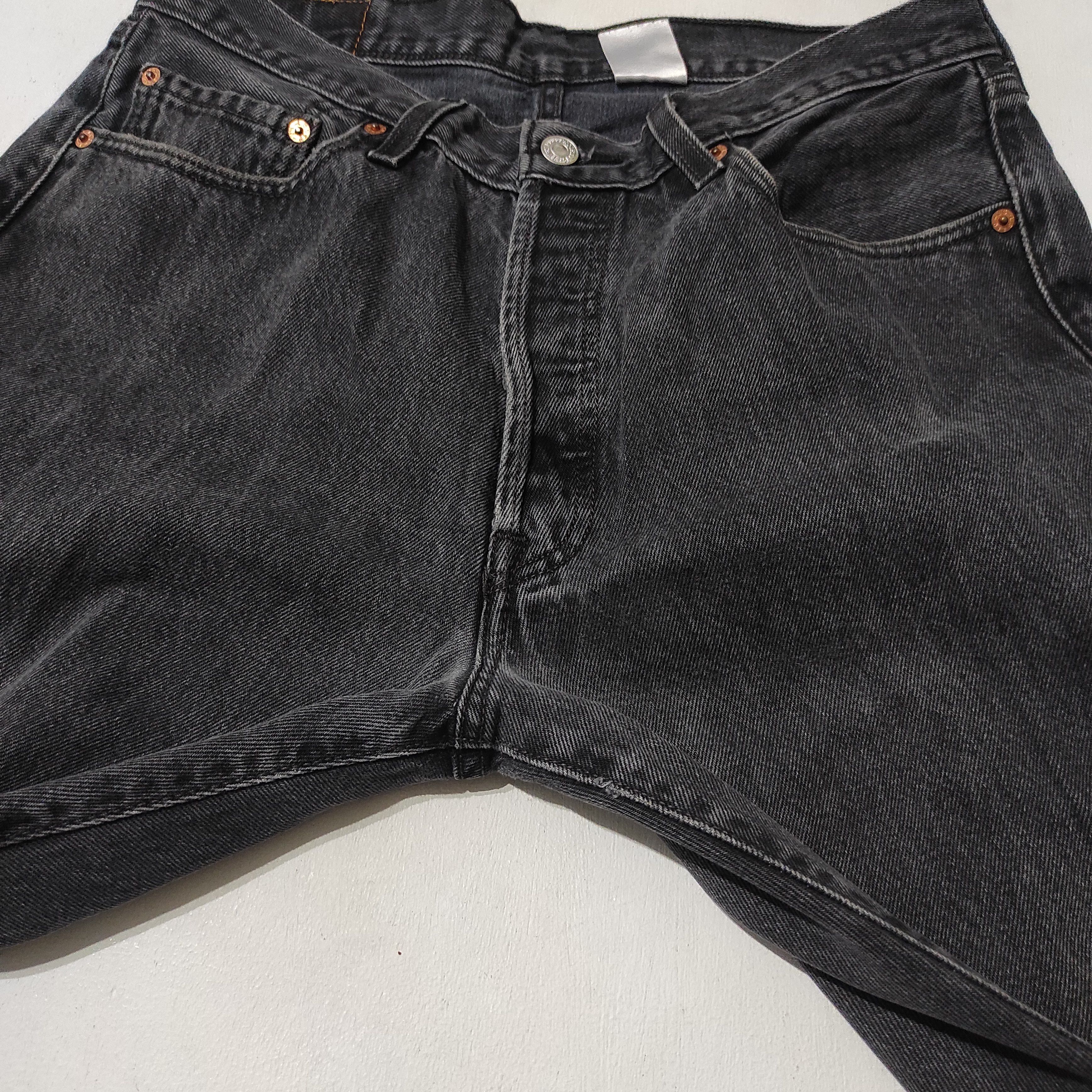 Levi's × Levi's Vintage Clothing Vintage Levis 501 Black Denim Jeans Size US 32 / EU 48 - 12 Thumbnail