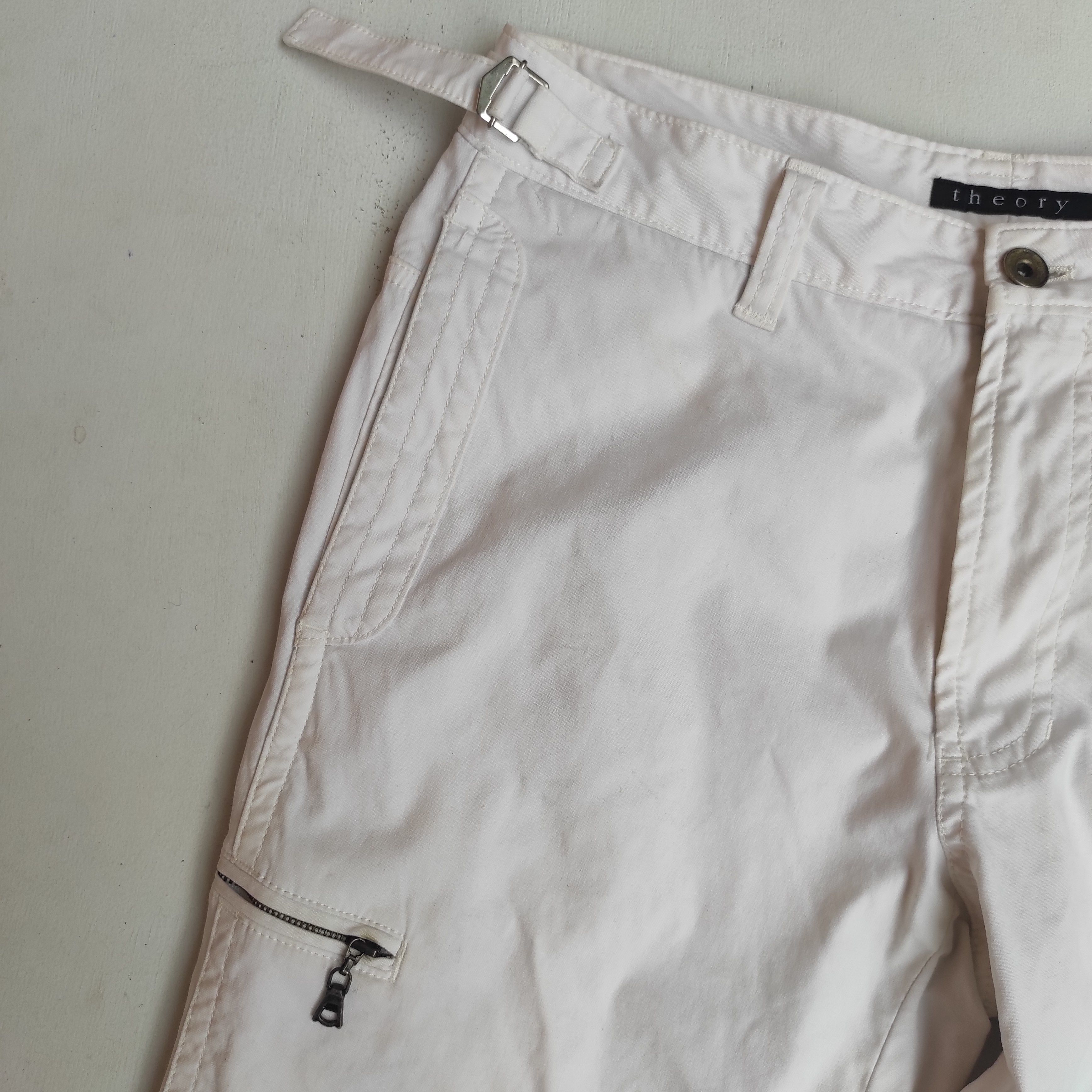 Japanese Brand × Theory Theory Cargo Pants White Size US 30 / EU 46 - 4 Thumbnail
