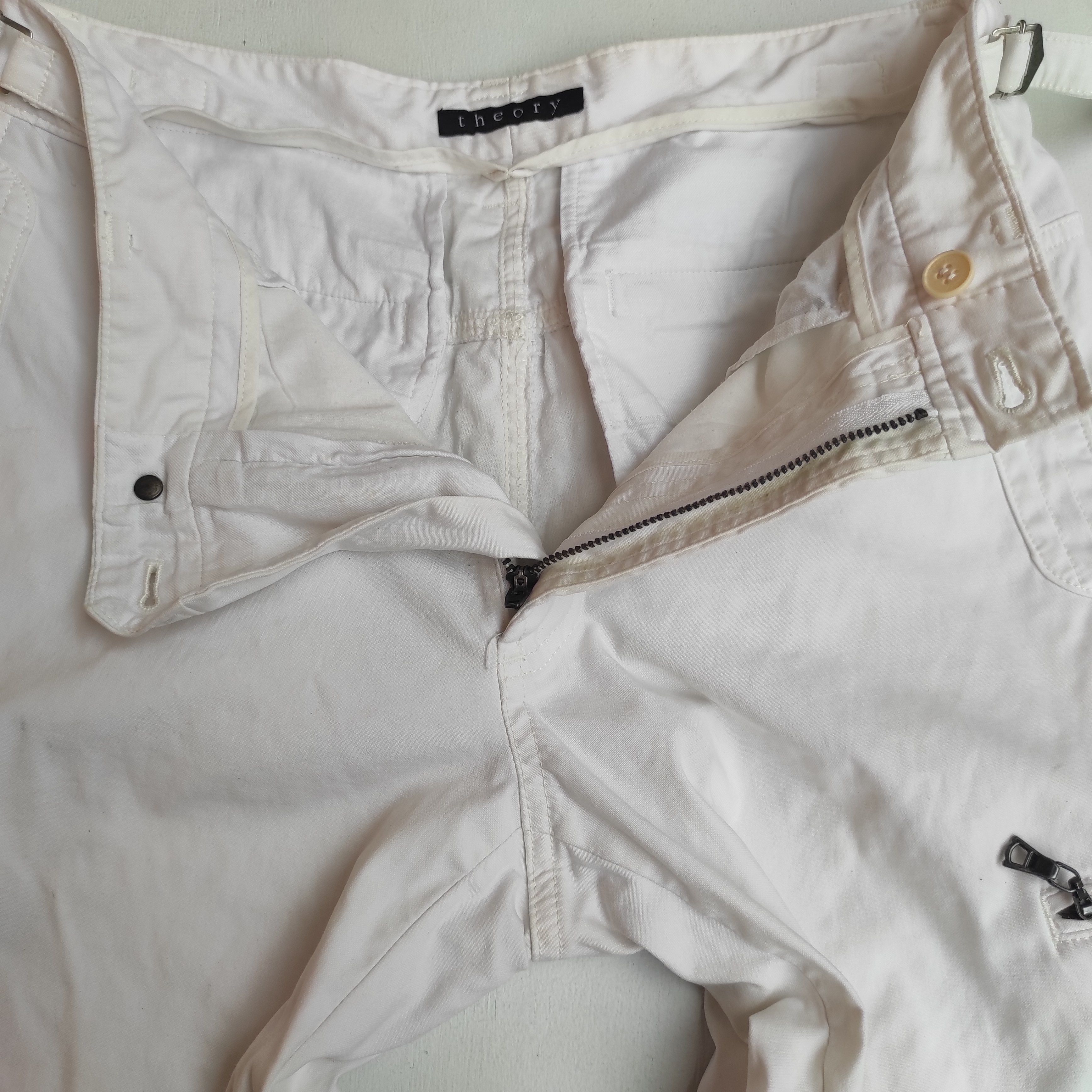 Japanese Brand × Theory Theory Cargo Pants White Size US 30 / EU 46 - 6 Thumbnail