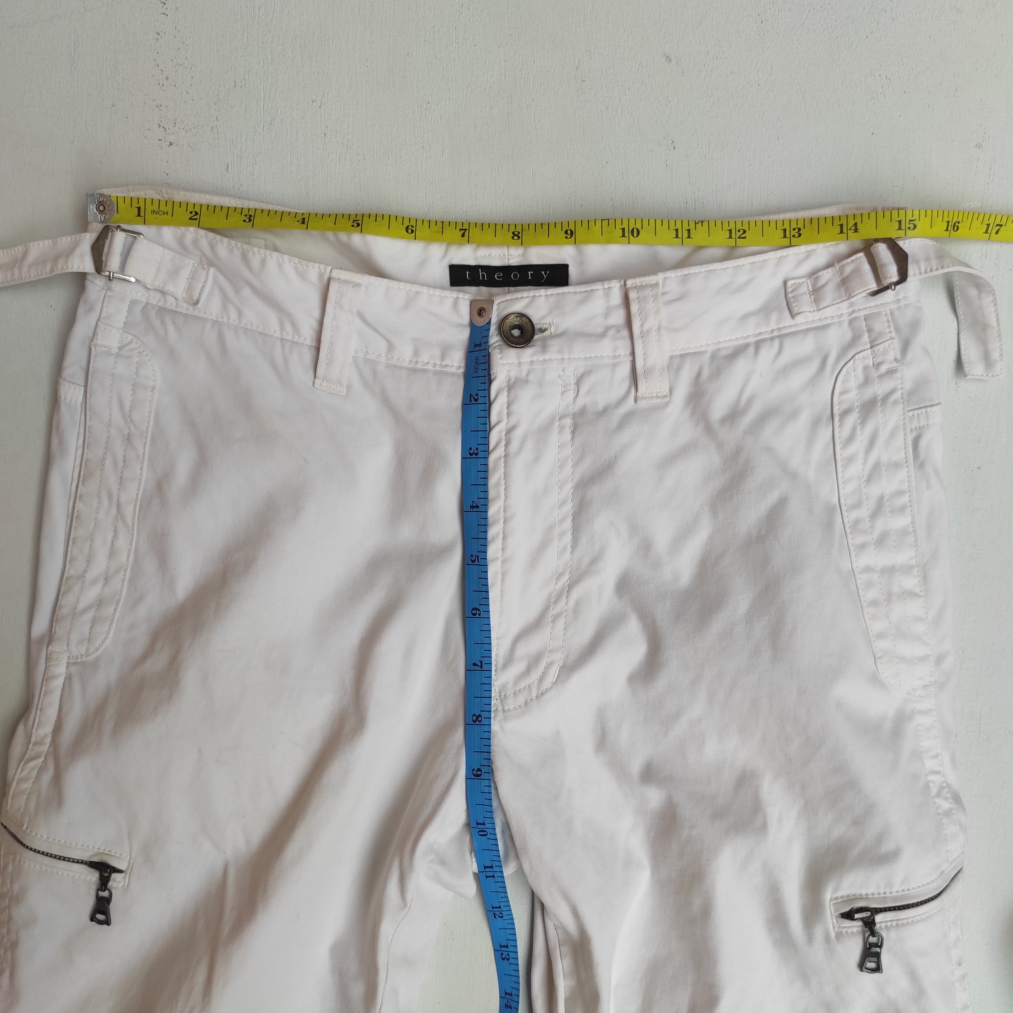 Japanese Brand × Theory Theory Cargo Pants White Size US 30 / EU 46 - 15 Thumbnail