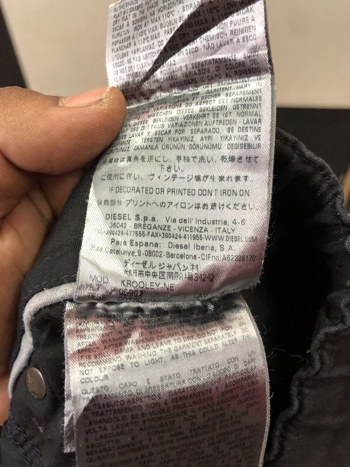 Diesel Distressed Diesel pants custom made acid wash Size US 37 - 9 Thumbnail