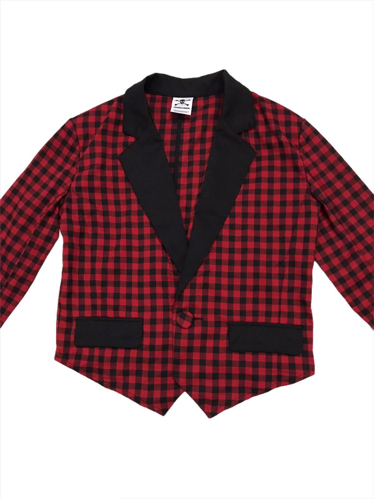 Seditionaries Super Lovers Tokyo Japan Tartan / Check Blazer Jacket Size 48S - 2 Thumbnail