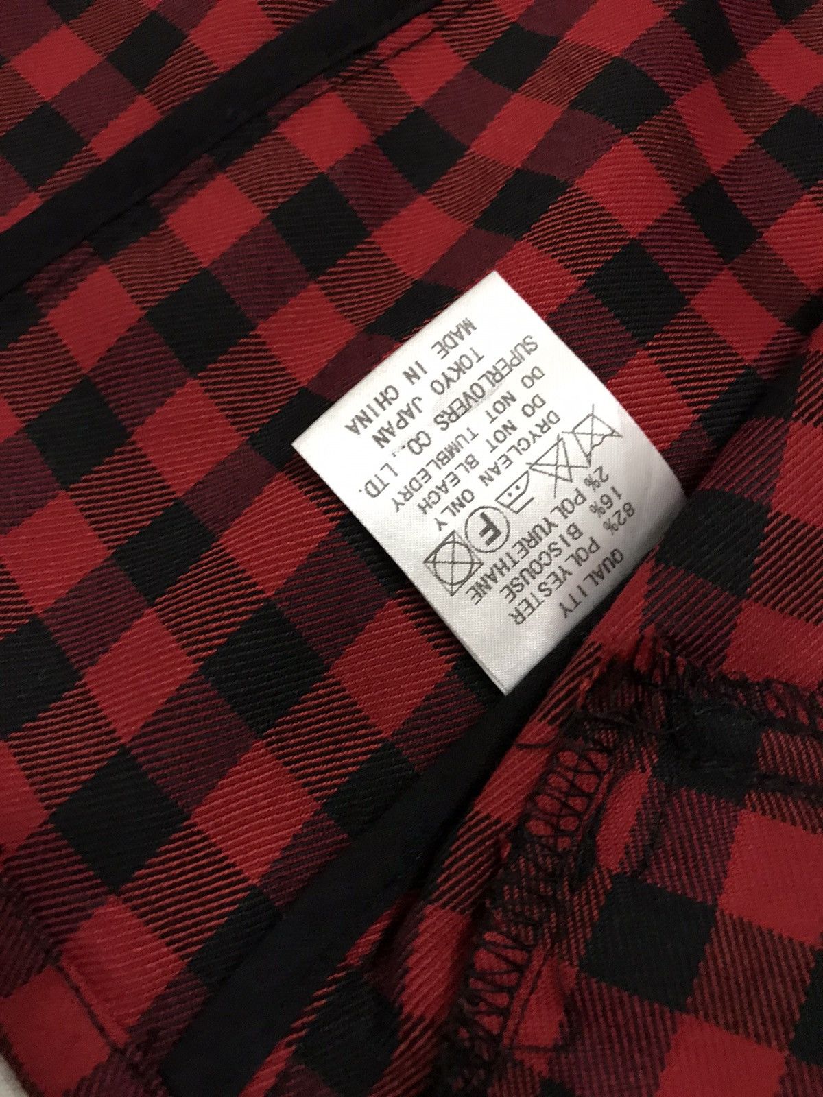 Seditionaries Super Lovers Tokyo Japan Tartan / Check Blazer Jacket Size 48S - 10 Thumbnail