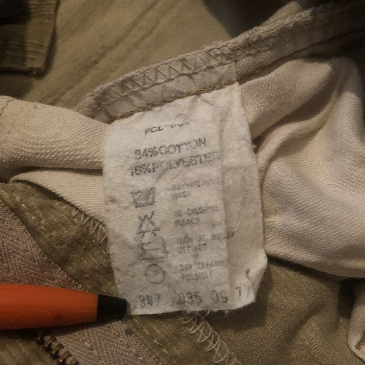 Levi's Vintage 1970s Levi’s 518 Corduroy Straight Beige Jeans 27x29 Size US 27 - 11 Thumbnail