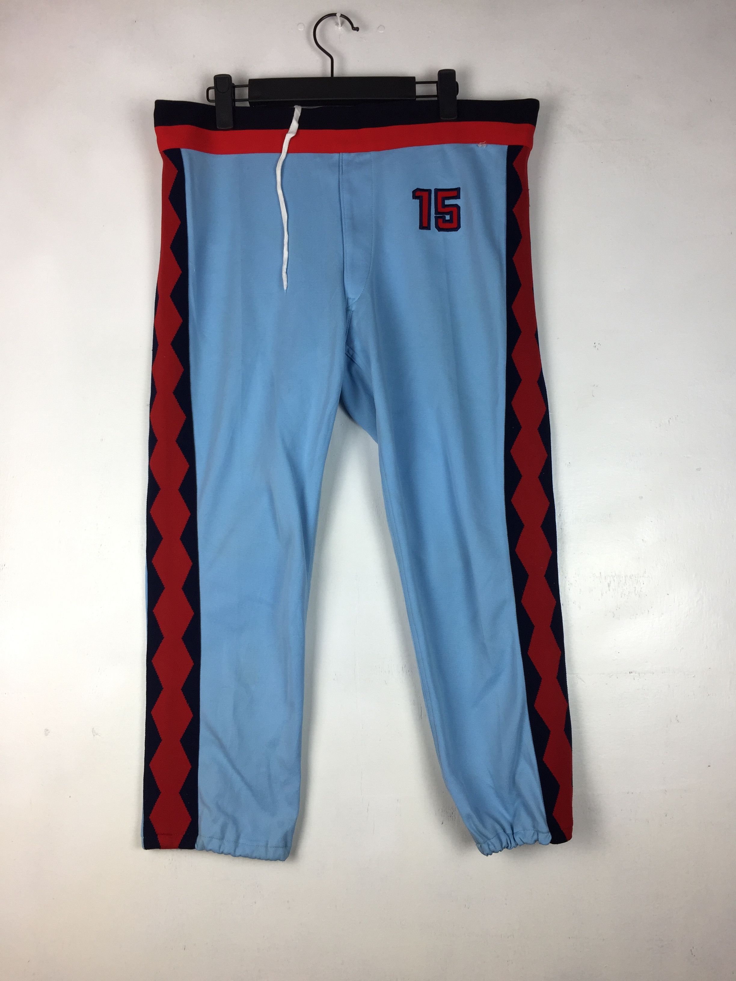 image of Vintage Baseball Sidetape Pant in Blue, Men's (Size 33)
