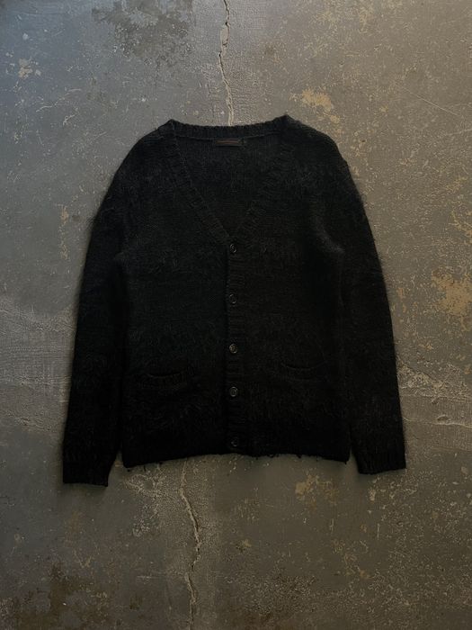 Undercover AW03 “ Paper Doll “ Punk Mohair Cardigan | Grailed