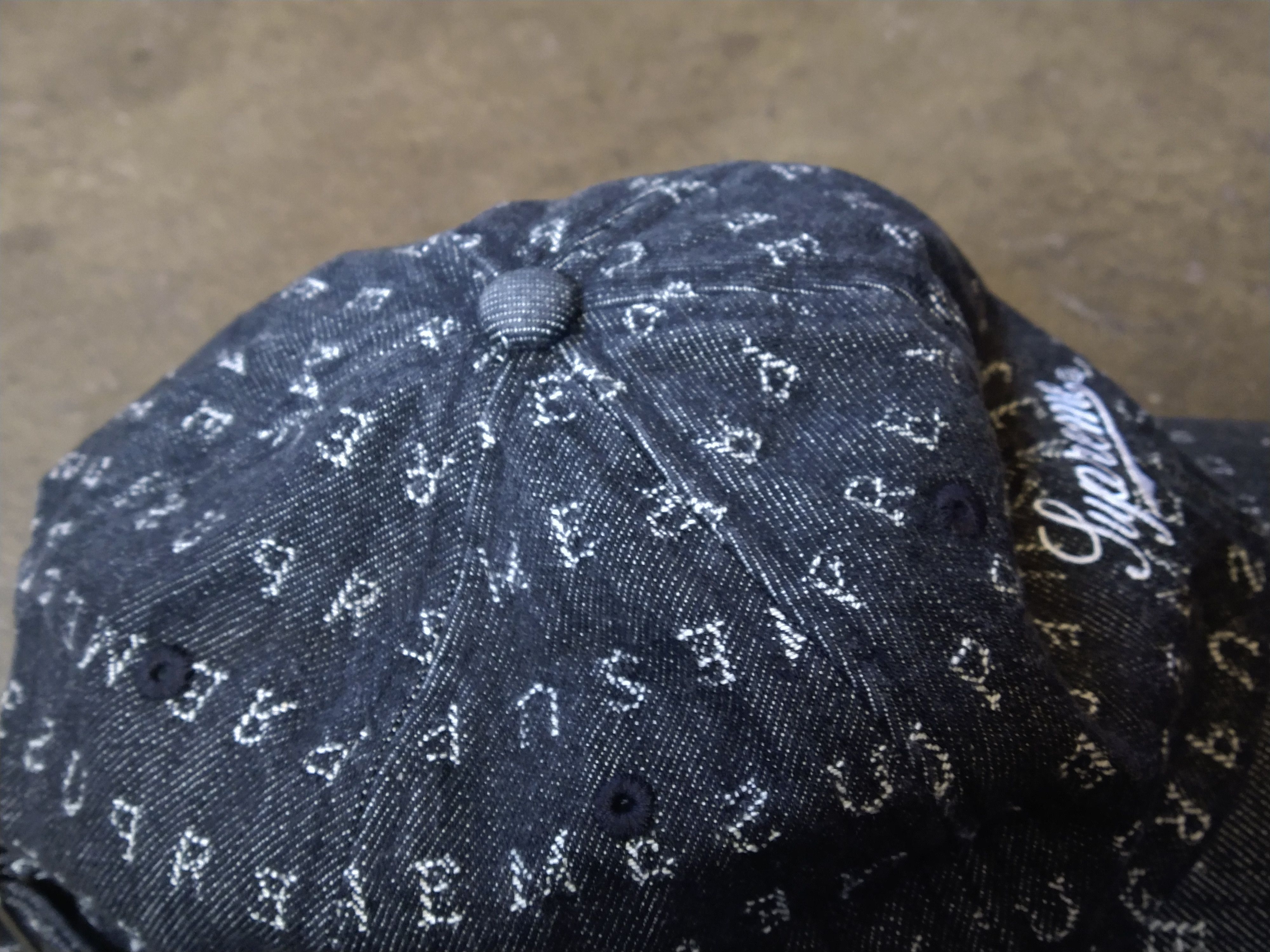 Supreme Supreme Jacquard Logos Denim 6-Panel Black SS20 Size ONE SIZE - 8 Thumbnail