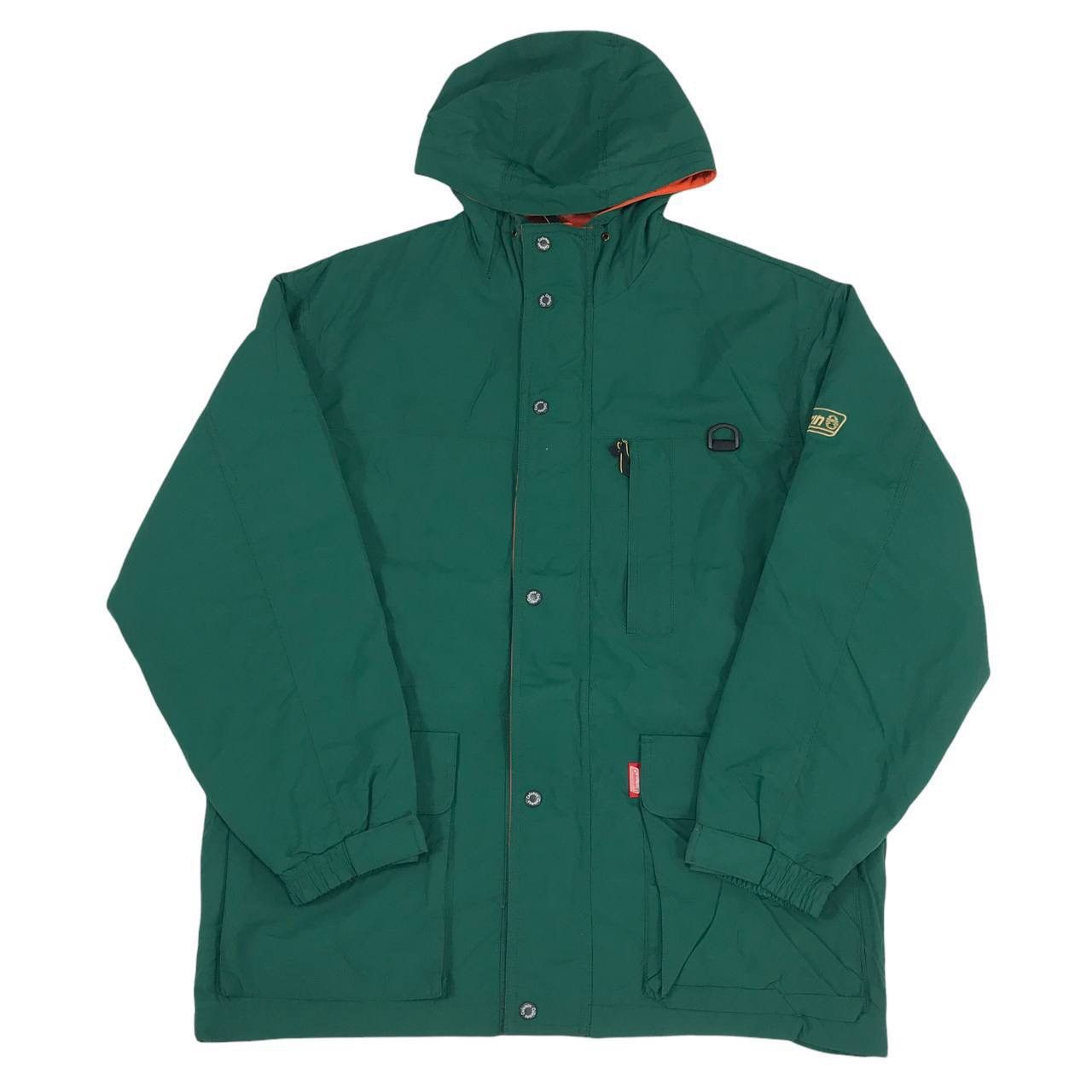 image of Coleman x Outdoor Style Go Out Colemean Outdoor Clothing Thinsulate 3M Parka Jacket in Green (Size 