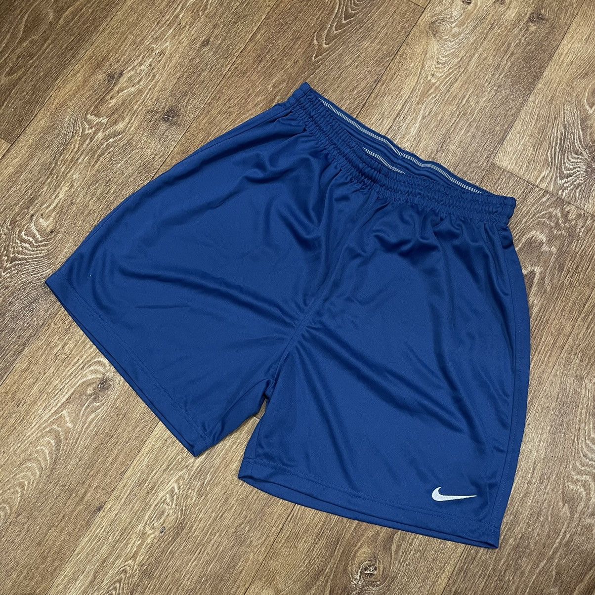 Vintage Vintage Nike Swoosh Shorts Y2K Streetwear Skate Blue Boxy 34 Size US 34 / EU 50 - 2 Thumbnail