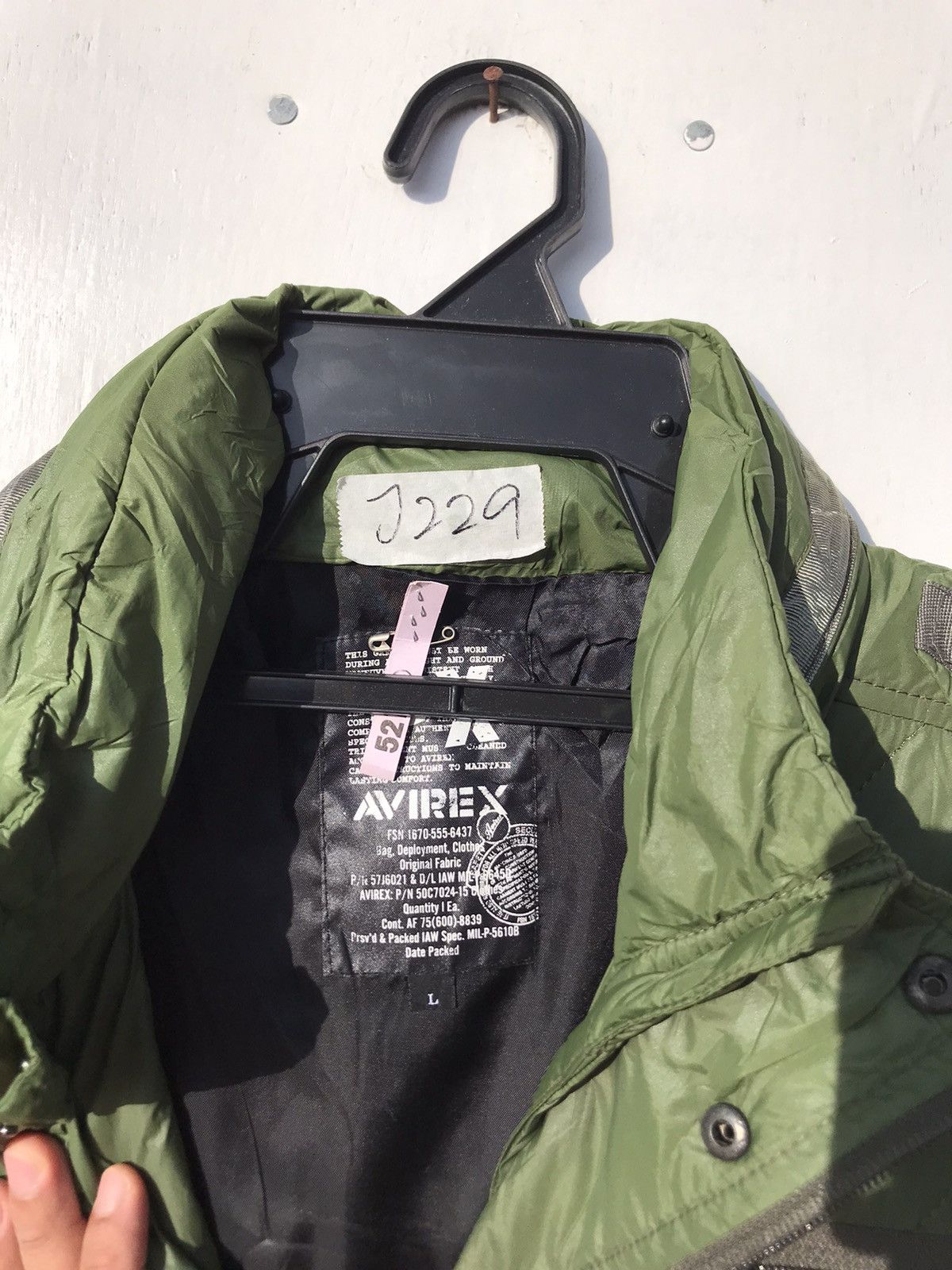 Avirex Avirex Gag, Deployment Nylon Jacket Size US L / EU 52-54 / 3 - 4 Thumbnail
