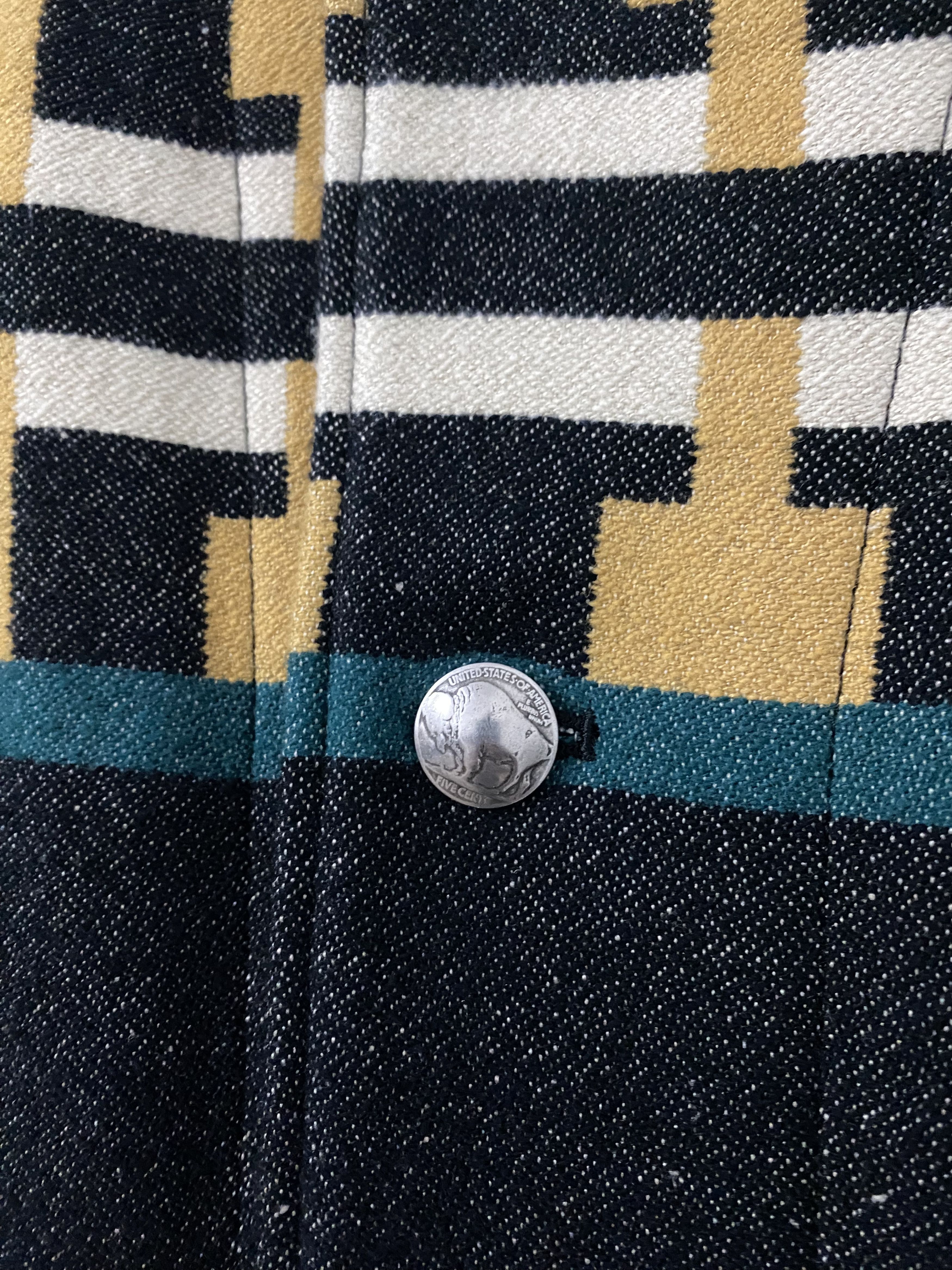VISVIM HOPILAND COAT NATIVE BLANKET