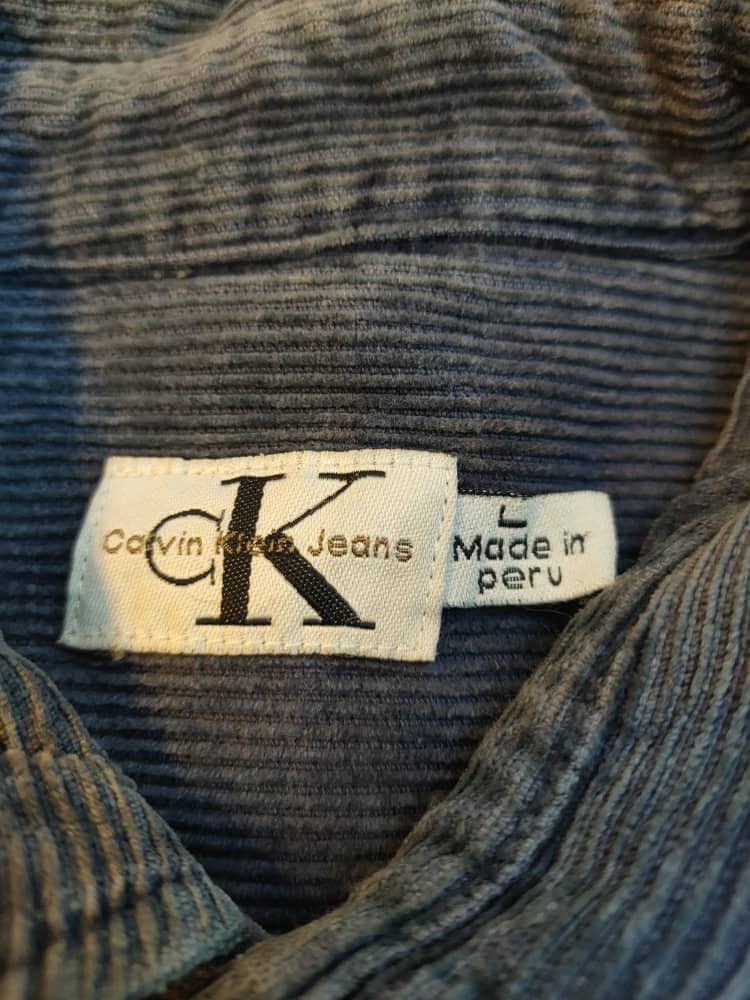 Calvin Klein 💥LAST CALL💥 VIntage Calvin Klein Corduroy Shirt Size US L / EU 52-54 / 3 - 4 Thumbnail