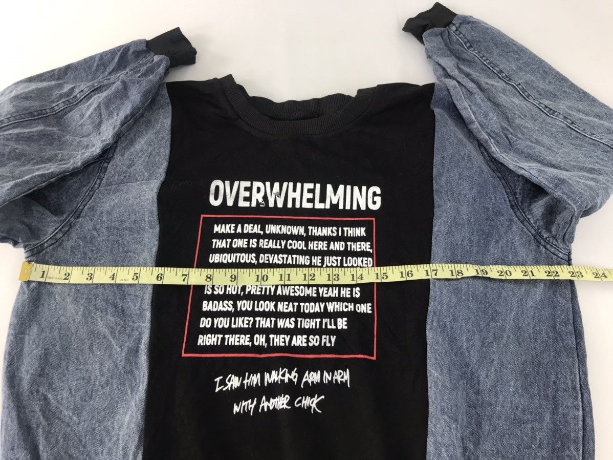Japanese Brand × Vintage Sheena Overhelming Outer Denim Cotton Crewneck Pull Over Size US S / EU 44-46 / 1 - 8 Thumbnail