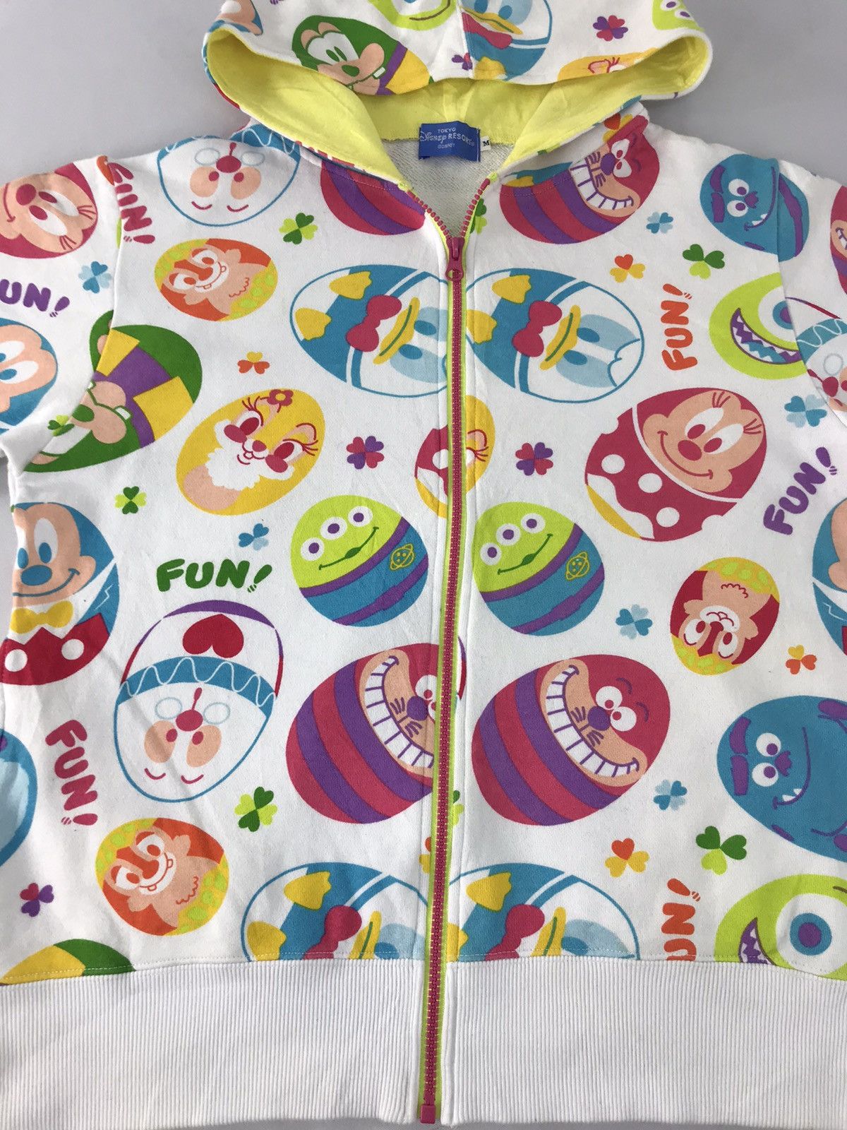 Disney Tokyo Disney Resort Pixar Mickey Mouse Zipper Hoodie Size M / US 6-8 / IT 42-44 - 3 Thumbnail
