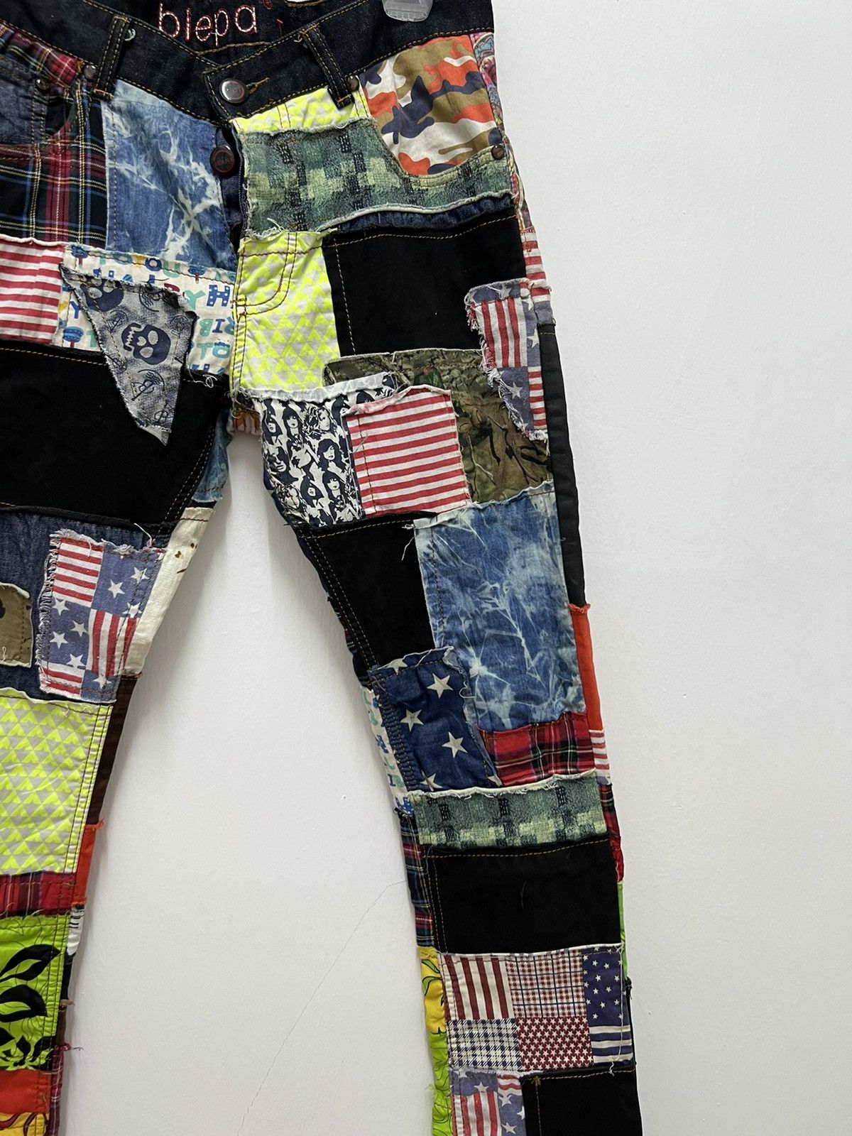 Japanese Brand Rare Patchwork Denim 32 Size Size US 32 / EU 48 - 4 Thumbnail
