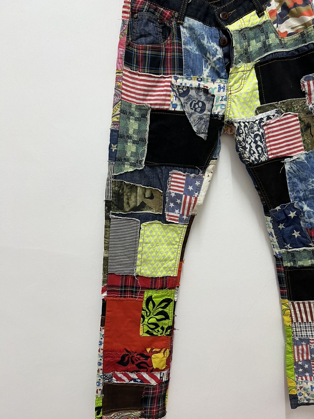 Japanese Brand Rare Patchwork Denim 32 Size Size US 32 / EU 48 - 3 Thumbnail