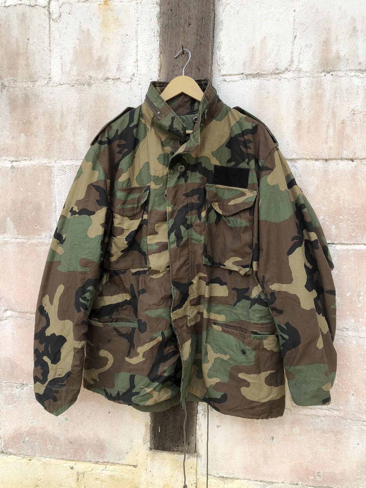 Vintage Vintage US Army Woodland Camouflaged Pattern Size US L / EU 52-54 / 3 - 3 Thumbnail