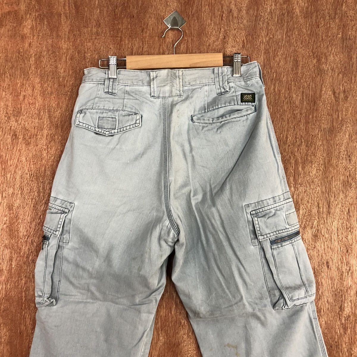 Japanese Brand × StraightFaded Grancisco Multipocket Tactical faded Cargo Pants #c896 Size US 29 - 10 Thumbnail