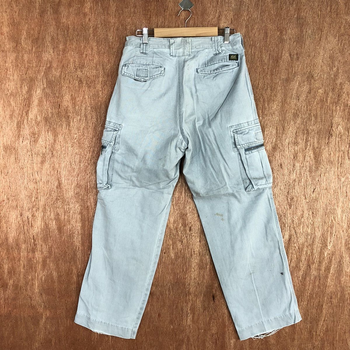 Japanese Brand × StraightFaded Grancisco Multipocket Tactical faded Cargo Pants #c896 Size US 29 - 9 Thumbnail