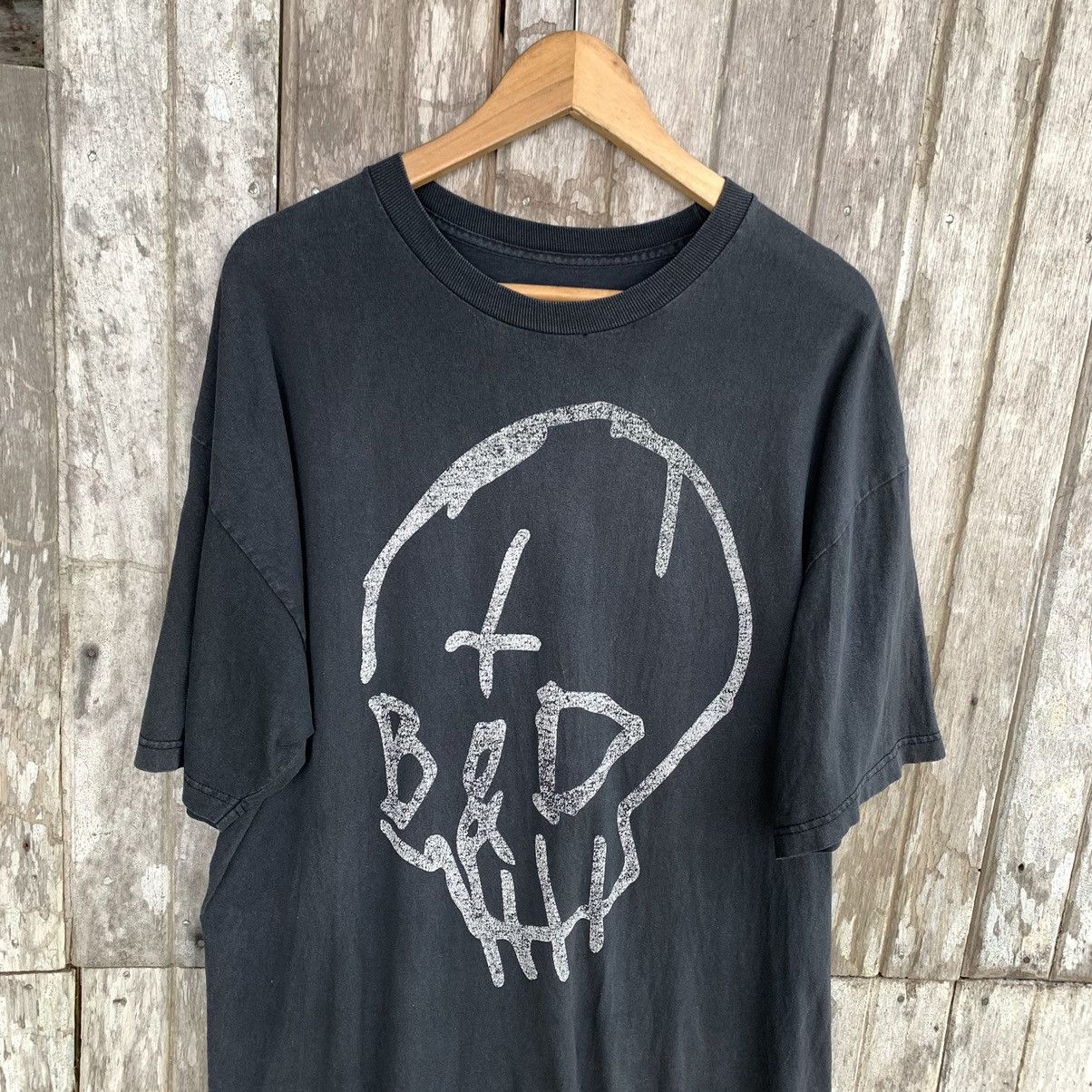 Rap Tees Thrashed Faded G Eazy B&D American Rapper Skull Tee Size US XL / EU 56 / 4 - 2 Thumbnail