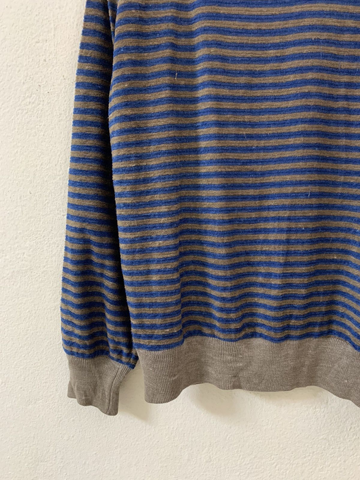 Japanese Brand Moare Stripe Sweater Size US S / EU 44-46 / 1 - 9 Thumbnail