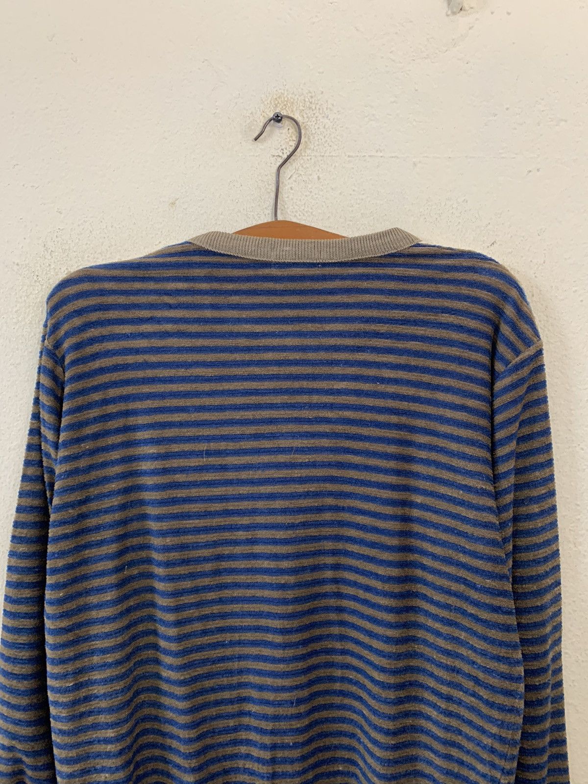 Japanese Brand Moare Stripe Sweater Size US S / EU 44-46 / 1 - 10 Thumbnail