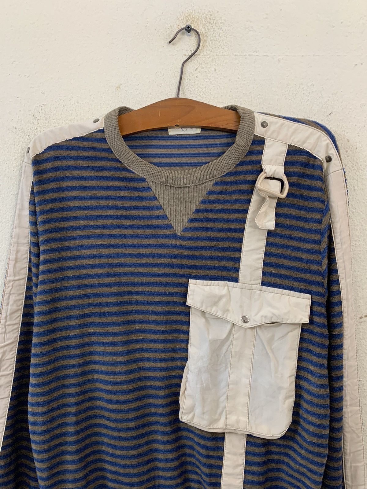 Japanese Brand Moare Stripe Sweater Size US S / EU 44-46 / 1 - 4 Thumbnail