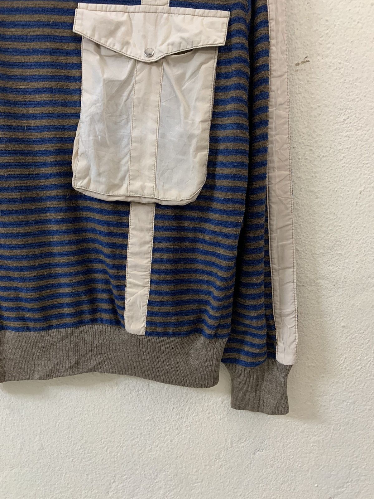Japanese Brand Moare Stripe Sweater Size US S / EU 44-46 / 1 - 2 Thumbnail