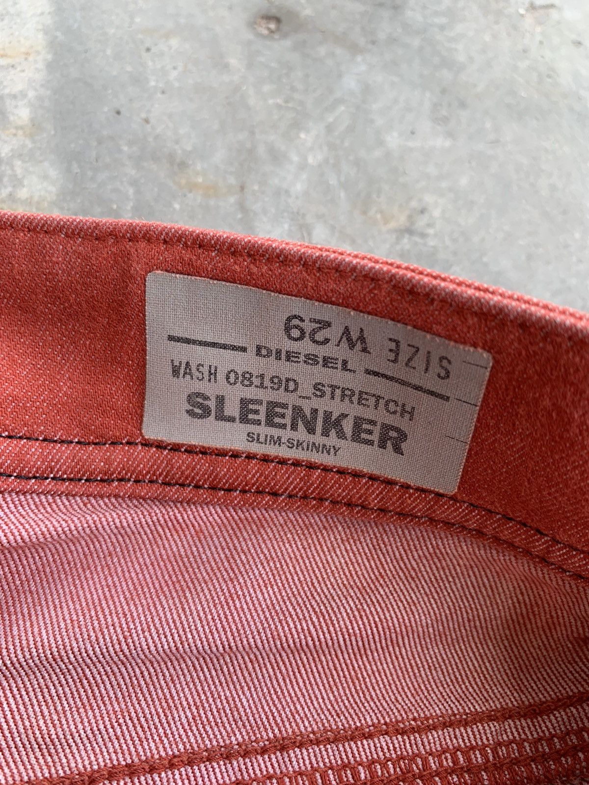Diesel Diesel Slenker Slim Skinny Fit Denim Pant Size US 30 / EU 46 - 4 Thumbnail