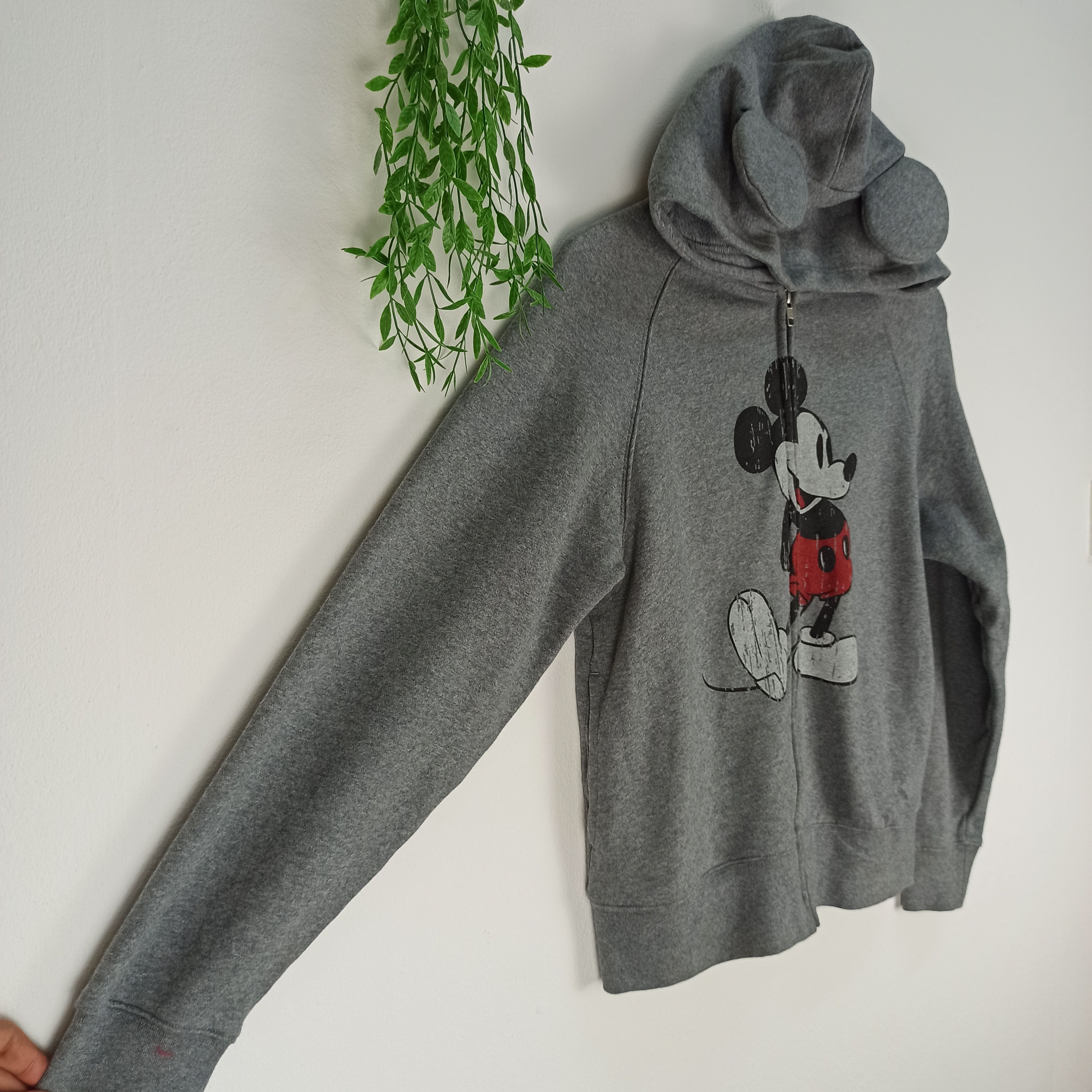 Mickey Mouse DOPE & FIRE🔥 Vtg MICKEY Ears Hoodie Zip Up Sweater Size US S / EU 44-46 / 1 - 4 Thumbnail