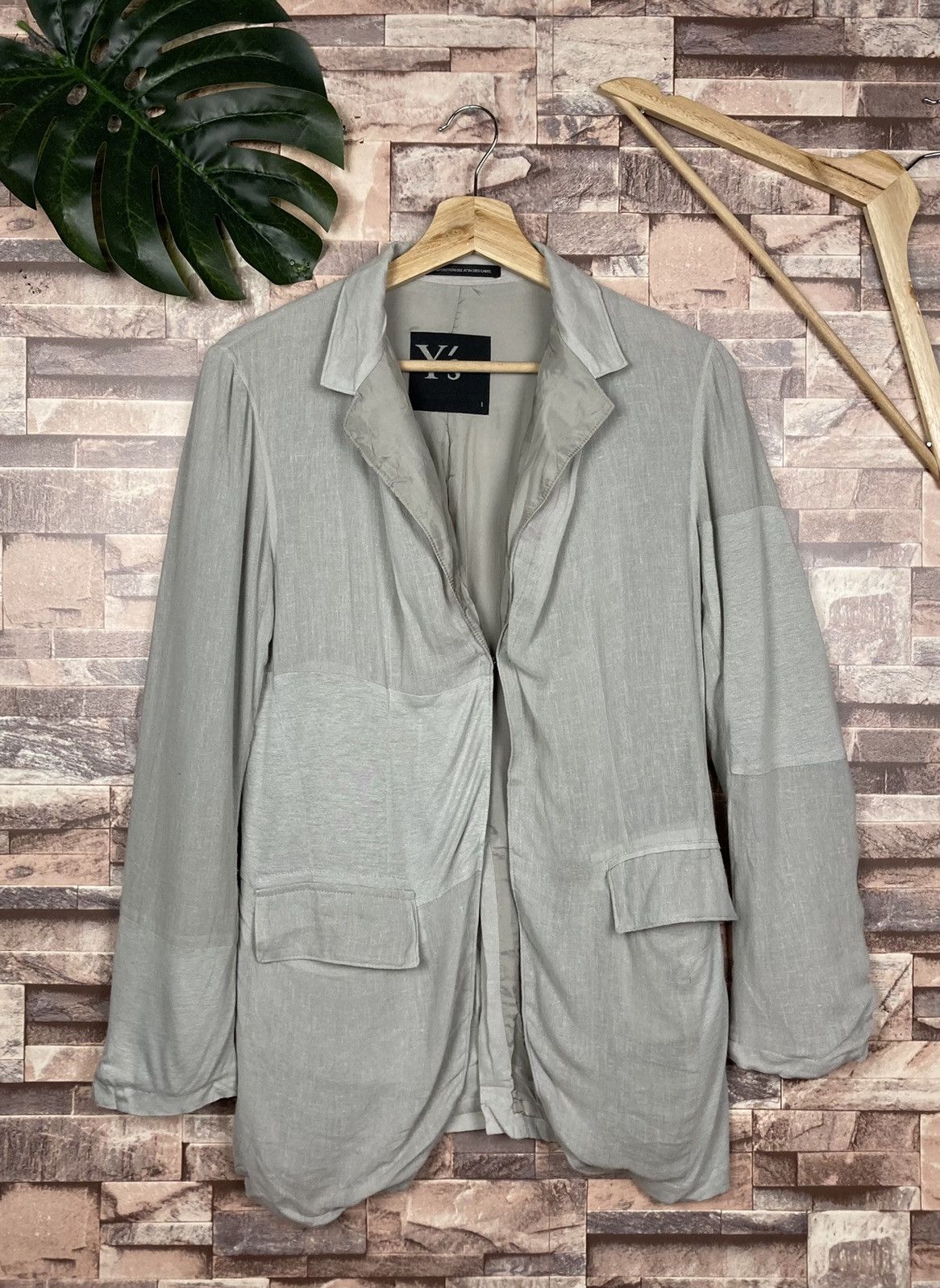 Japanese Brand Yohji yamamoto reconstructed design blazer Size US XXS / EU 40 - 1 Thumbnail