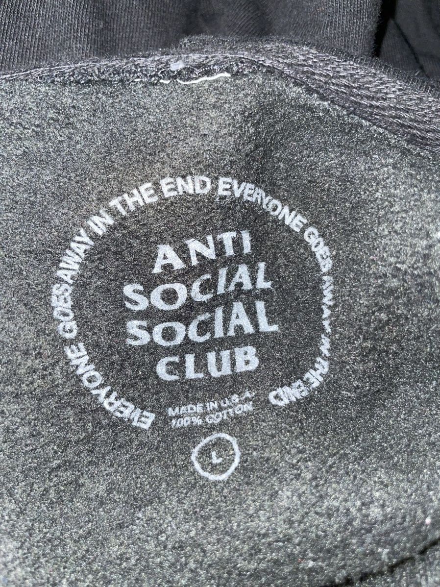 Anti Social Social Club Anti Social Social Club Car Underwater (Skelton) Hoodie Size US L / EU 52-54 / 3 - 3 Thumbnail