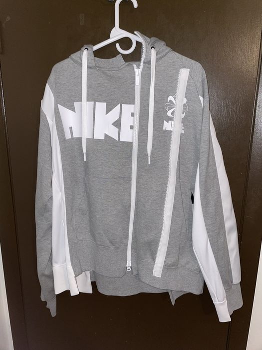 Nike Nike x Sacai Grey Hoodie | Grailed