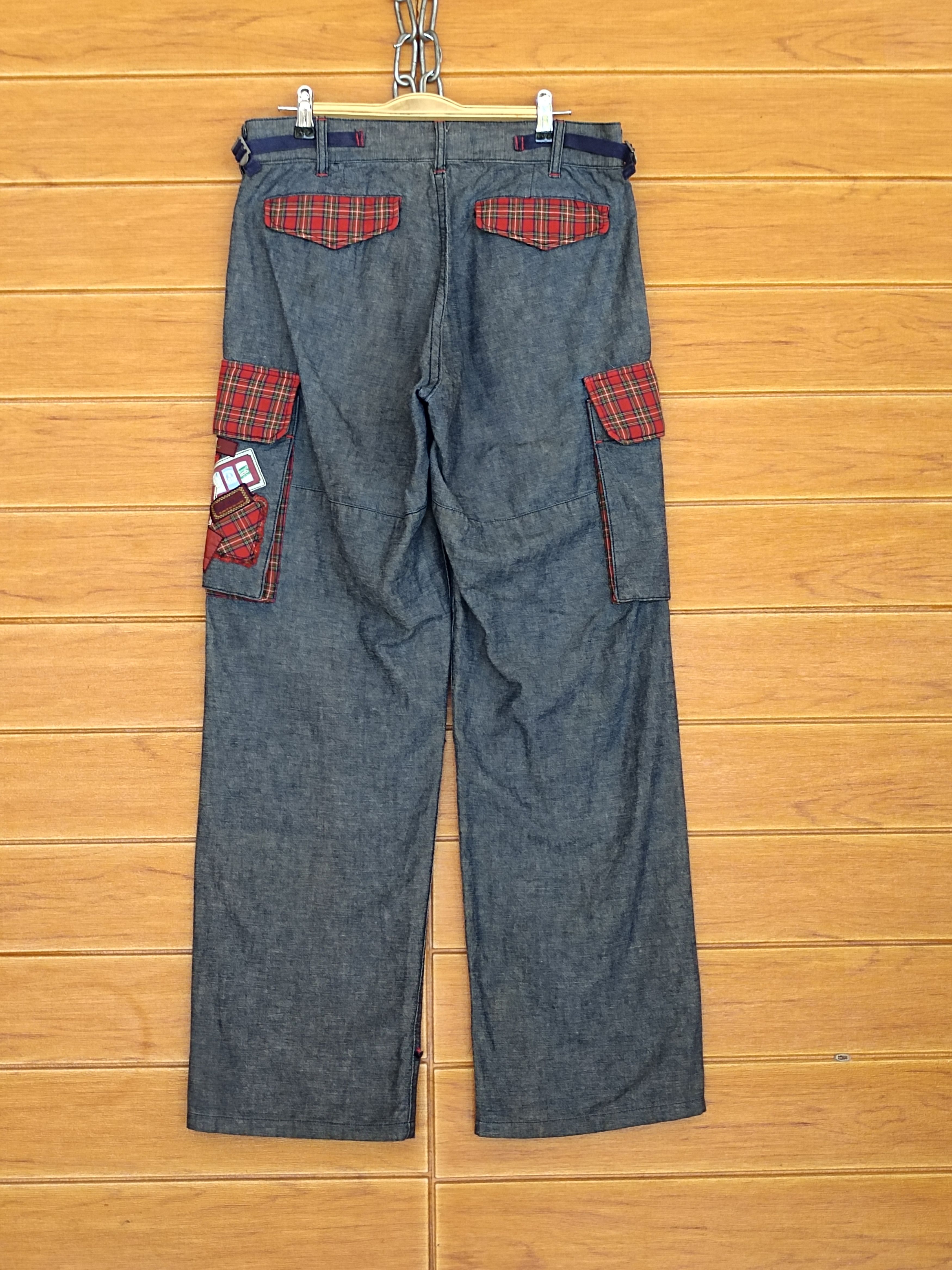 Karl Helmut Vintage KARL HELMUT Patchwork Baggy Cargo Denim Pants Size US 32 / EU 48 - 11 Thumbnail